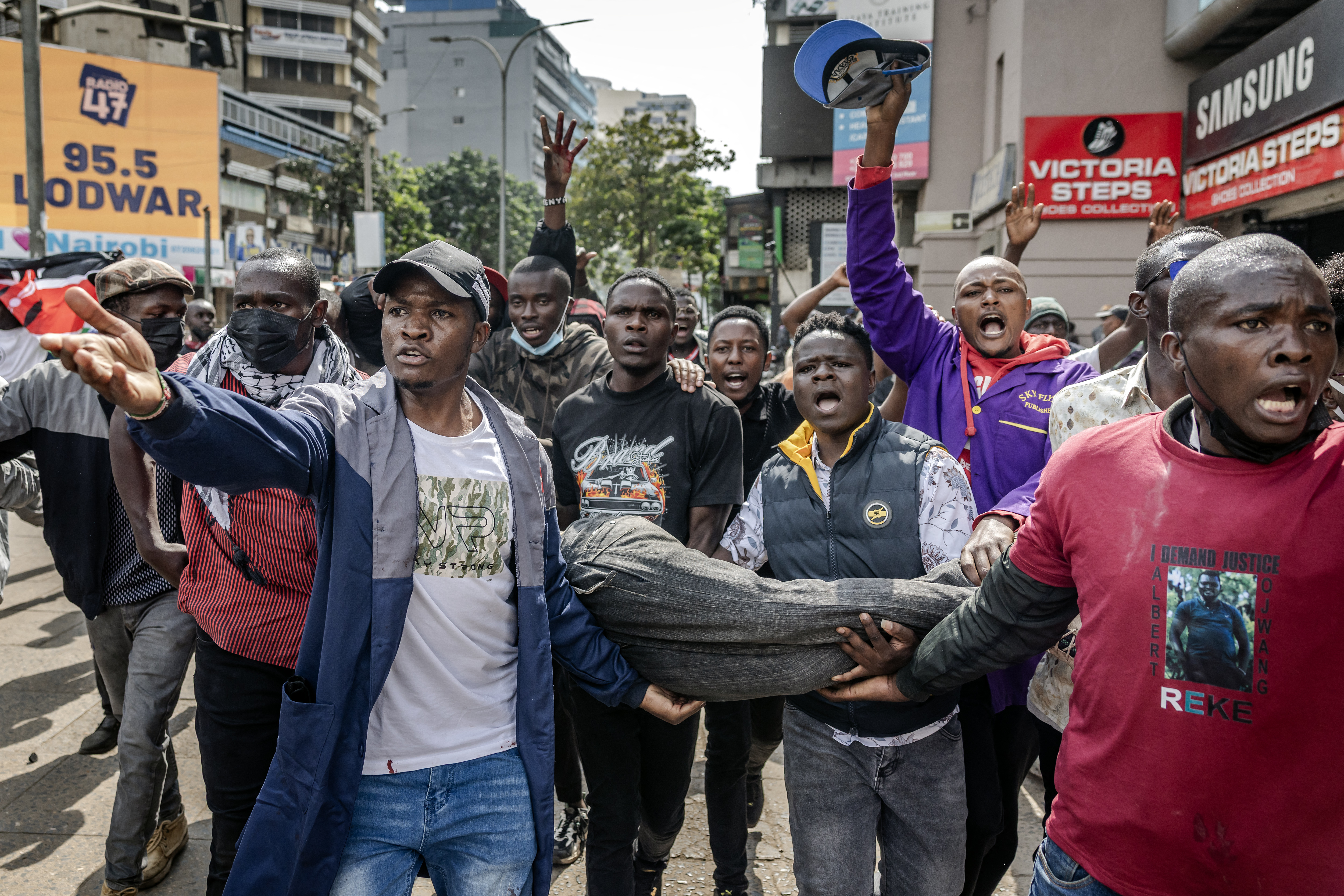 Anger over Kenya police shooting as protesters clash with police