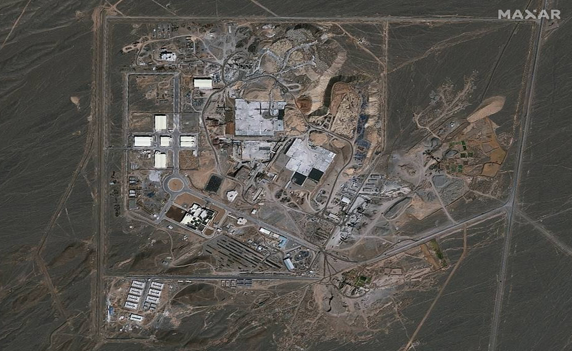 This handout satellite picture provided by Maxar Technologies and taken on March 10, 2003, shows the Natanz nuclear enrichment facility in central Iran. President Donald Trump said US air strikes early on June 22 "totally obliterated" Iran's main nuclear sites, as Washington joined Israel's war with Tehran in a flashpoint moment for the Middle East. (Photo by Satellite image ©2025 Maxar Technologies / AFP) / RESTRICTED TO EDITORIAL USE - MANDATORY CREDIT "AFP PHOTO/ SATELLITE IMAGE ©2025 MAXAR TECHNOLOGIES" - NO MARKETING NO ADVERTISING CAMPAIGNS - DISTRIBUTED AS A SERVICE TO CLIENTS - THE WATERMARK MAY NOT BE REMOVED/CROPPED
