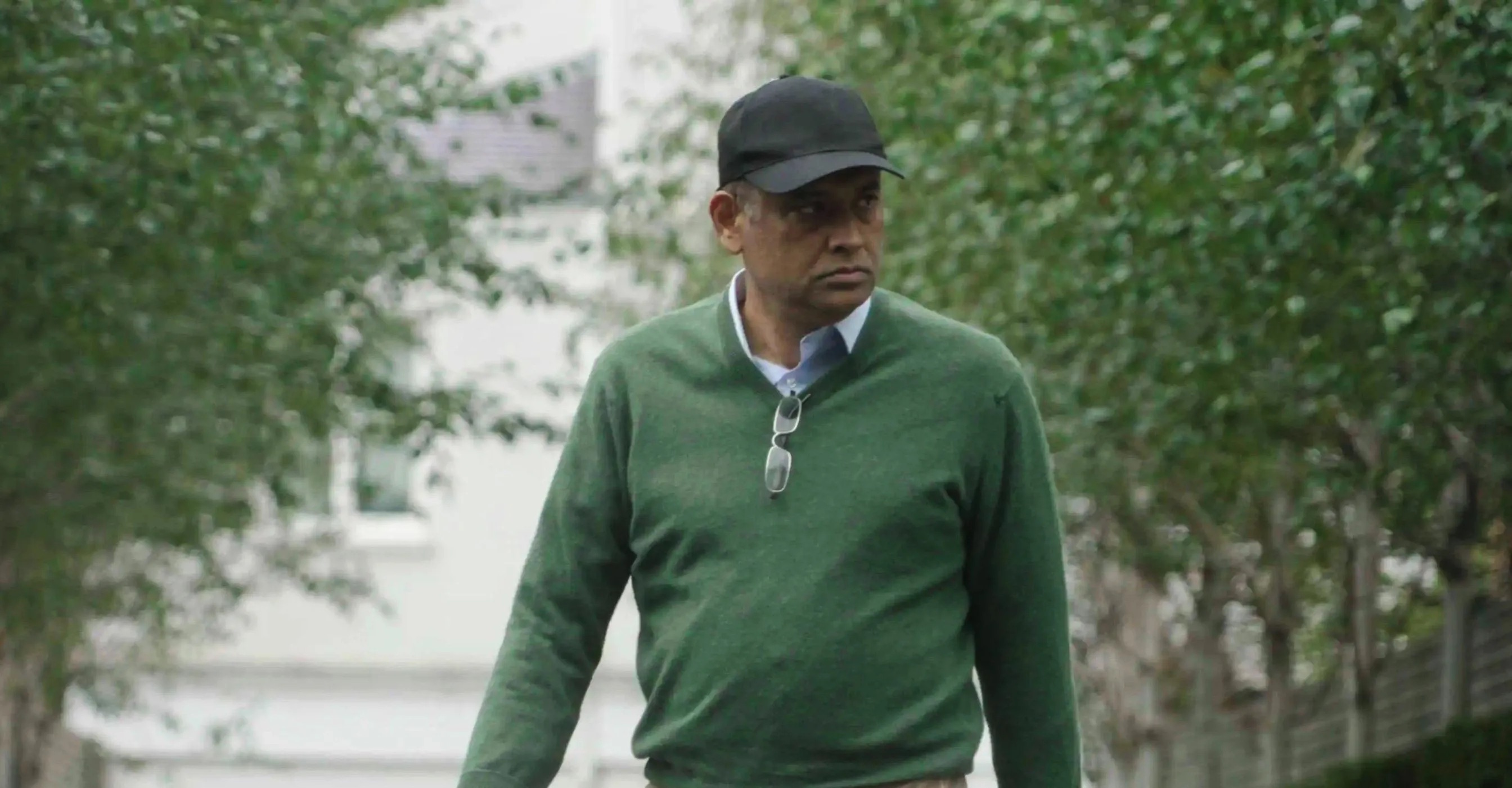 Bangladesh’s former Land Minister Saifuzzaman Chowdhury walking in London