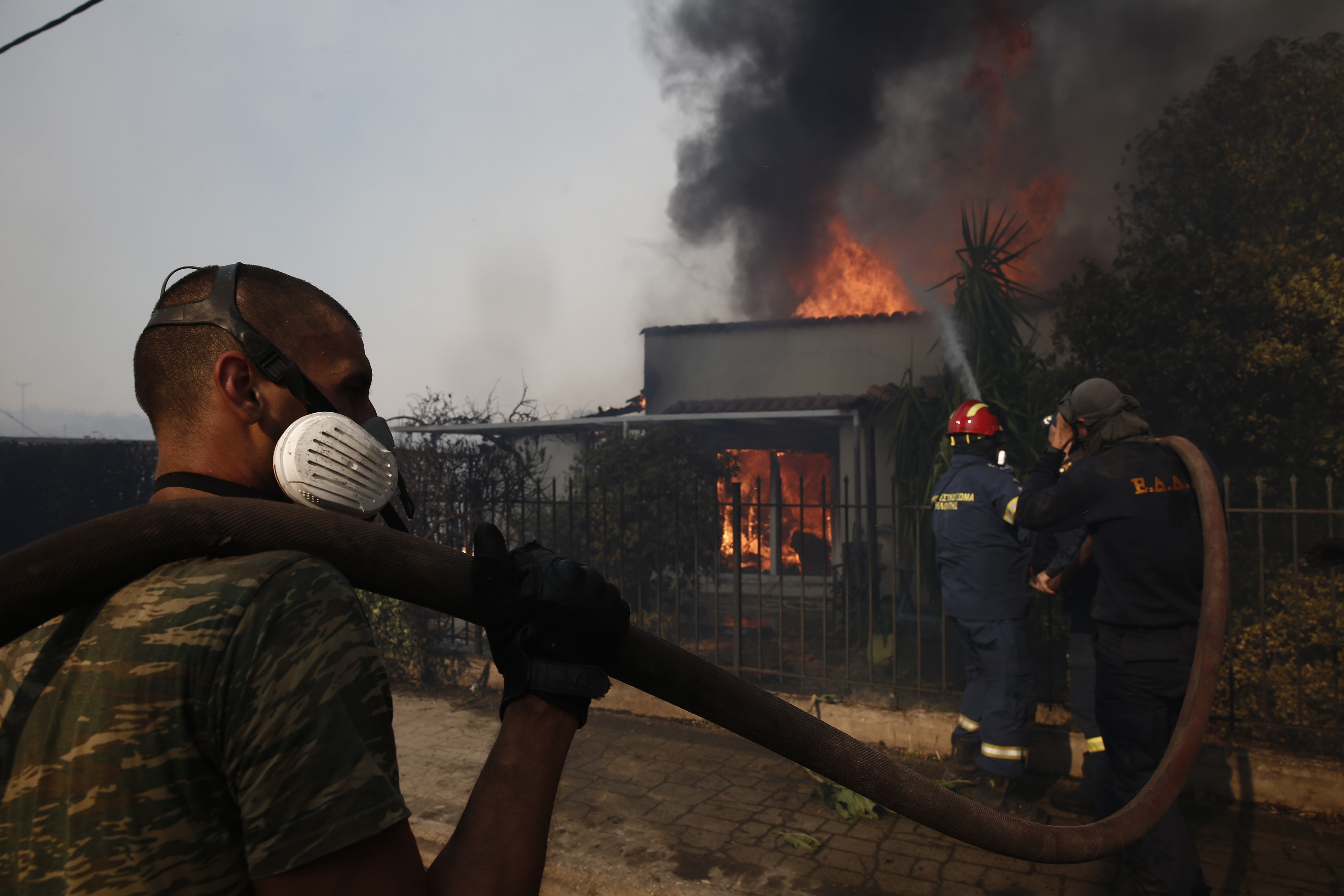 Greece battles major wildfires amid persistant heatwave