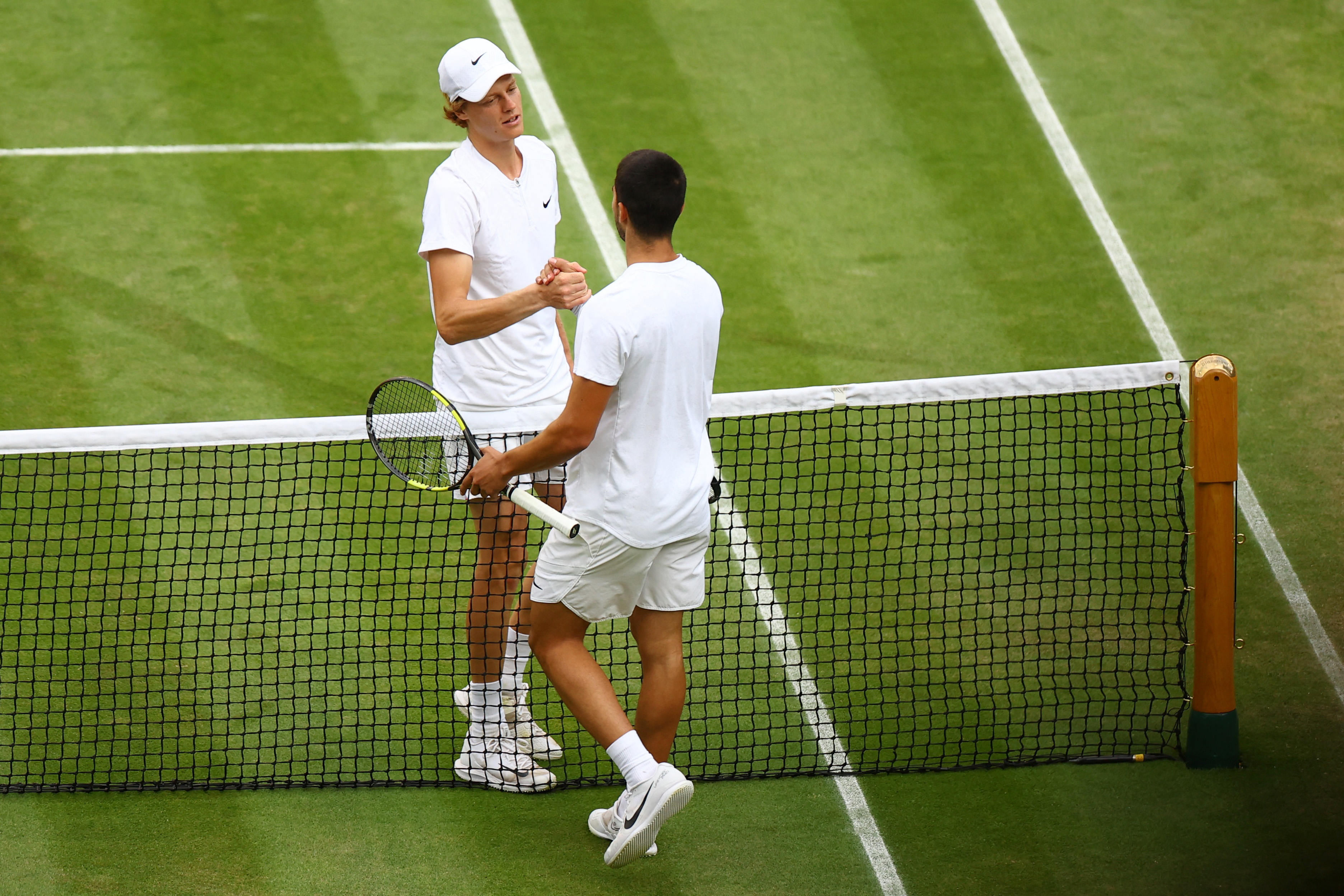 Sinner and Alcaraz react.