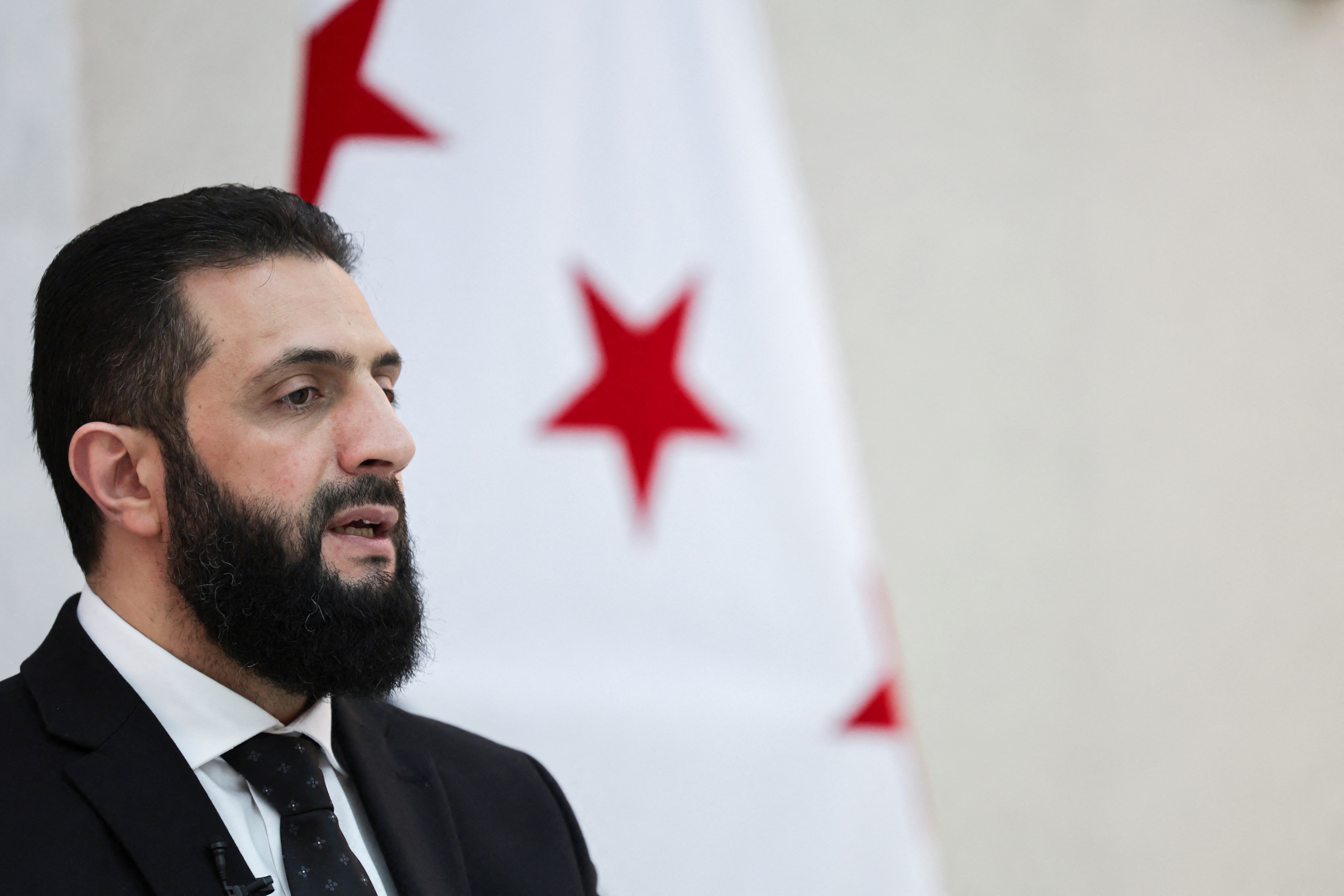 Syrian President Ahmed al-Sharaa