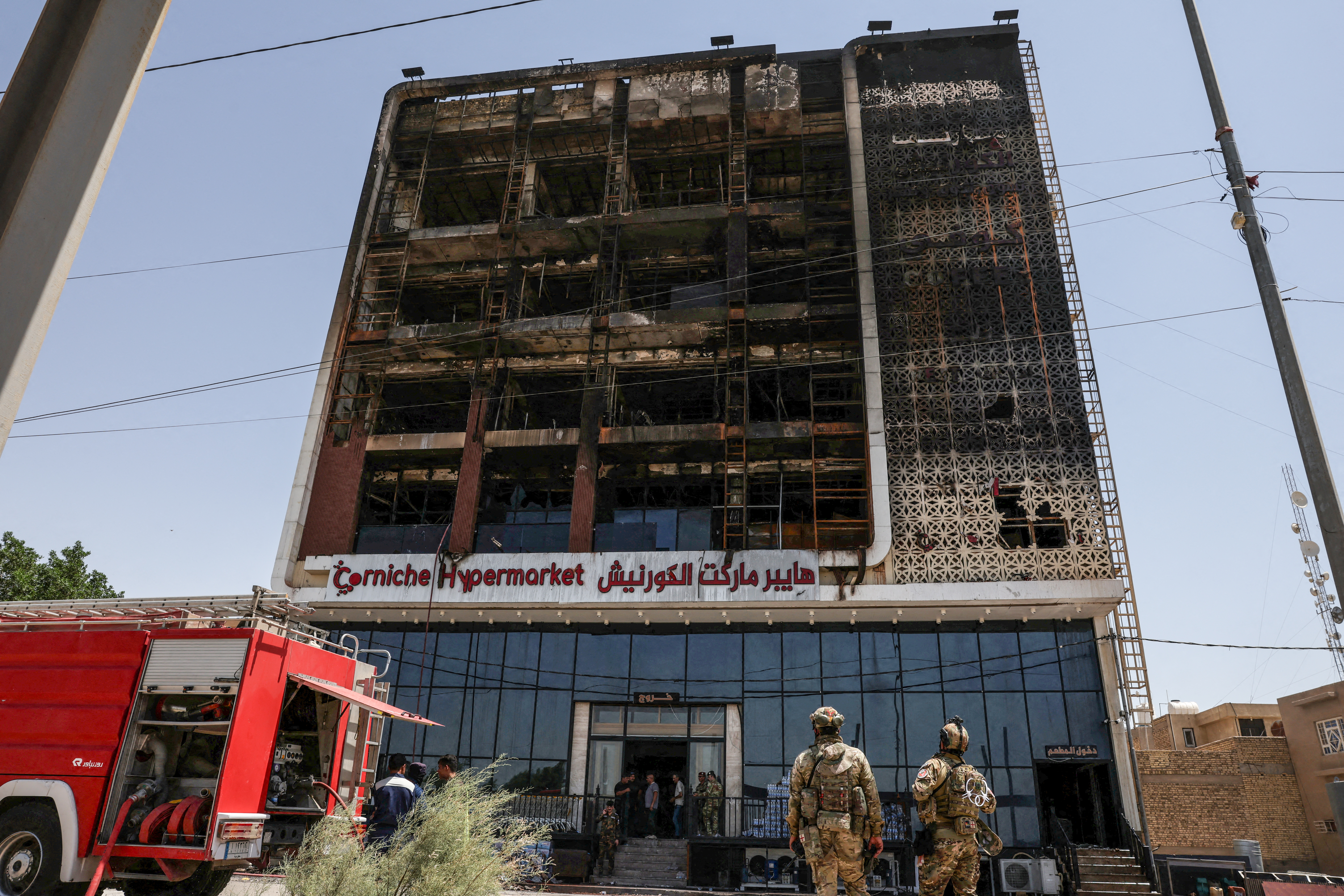 At least 61 dead, 45 rescued in huge fire at hypermarket in Iraq’s Kut