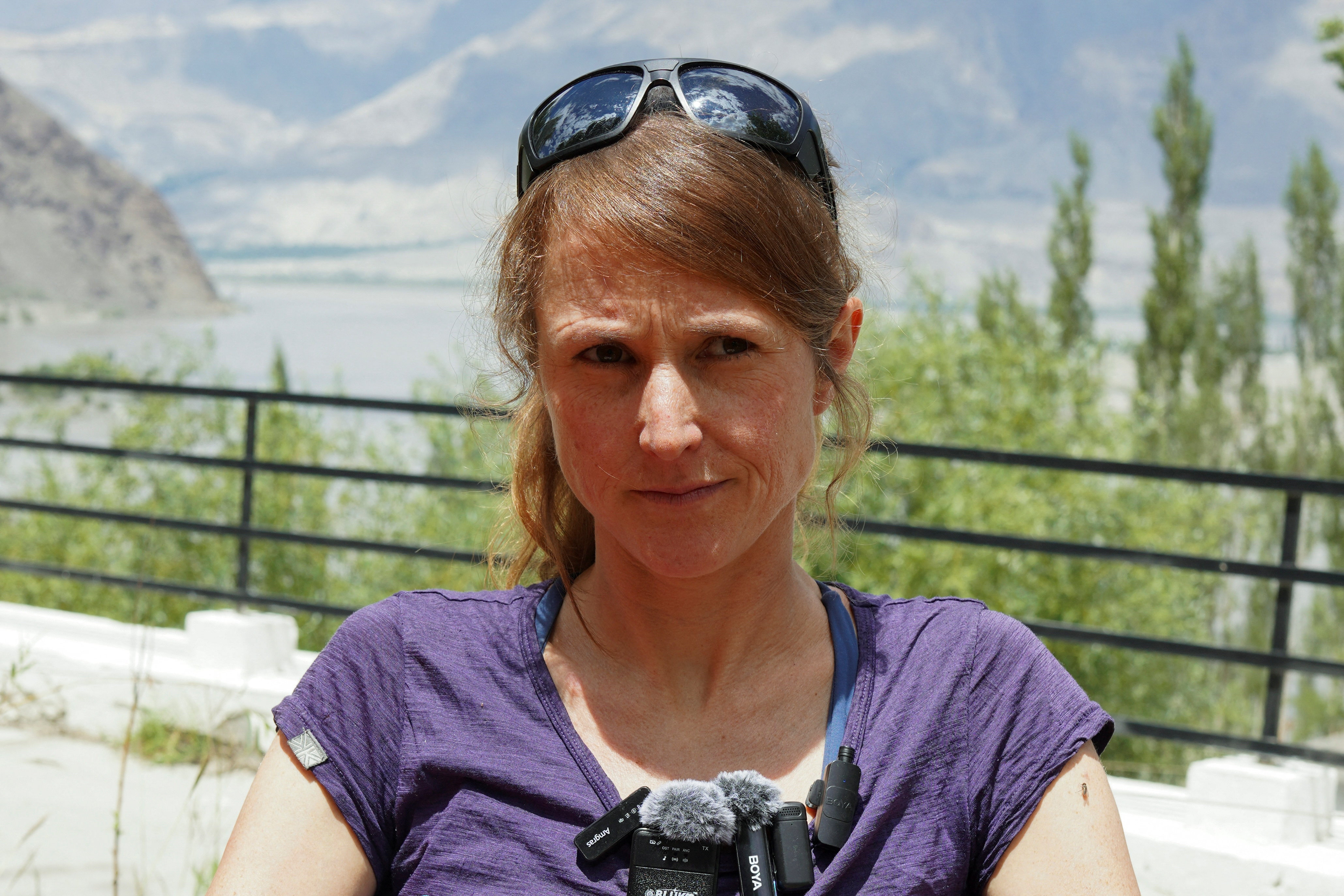 Marina Eva Krauss, the climbing partner of the German double Olympic biathlon champion Laura Dahlmeier, who died after a mountaineering accident at an altitude of approximately 5,700 metres at Laila Peak