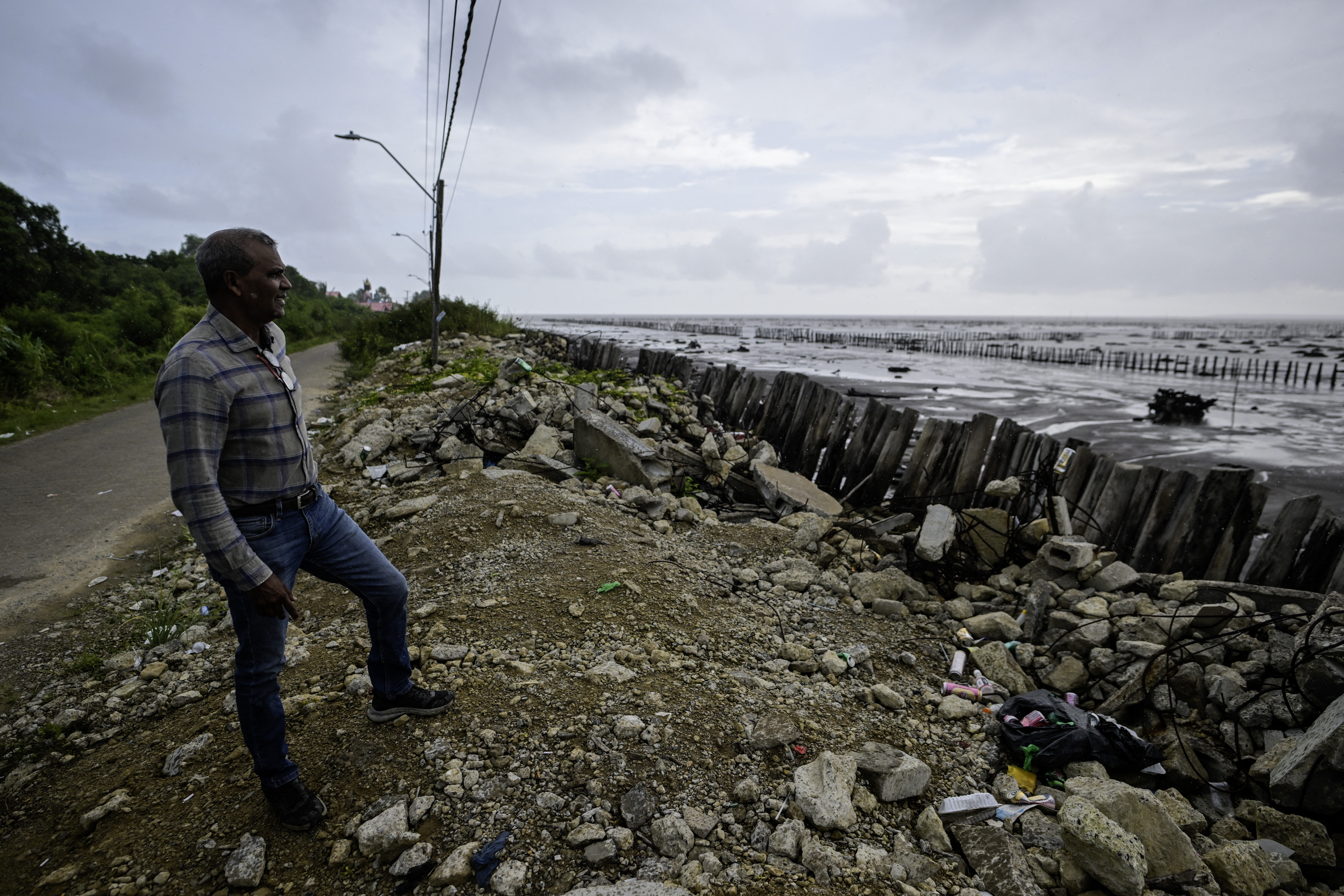 'Every day I see land disappear': Suriname's battle to keep sea at bay