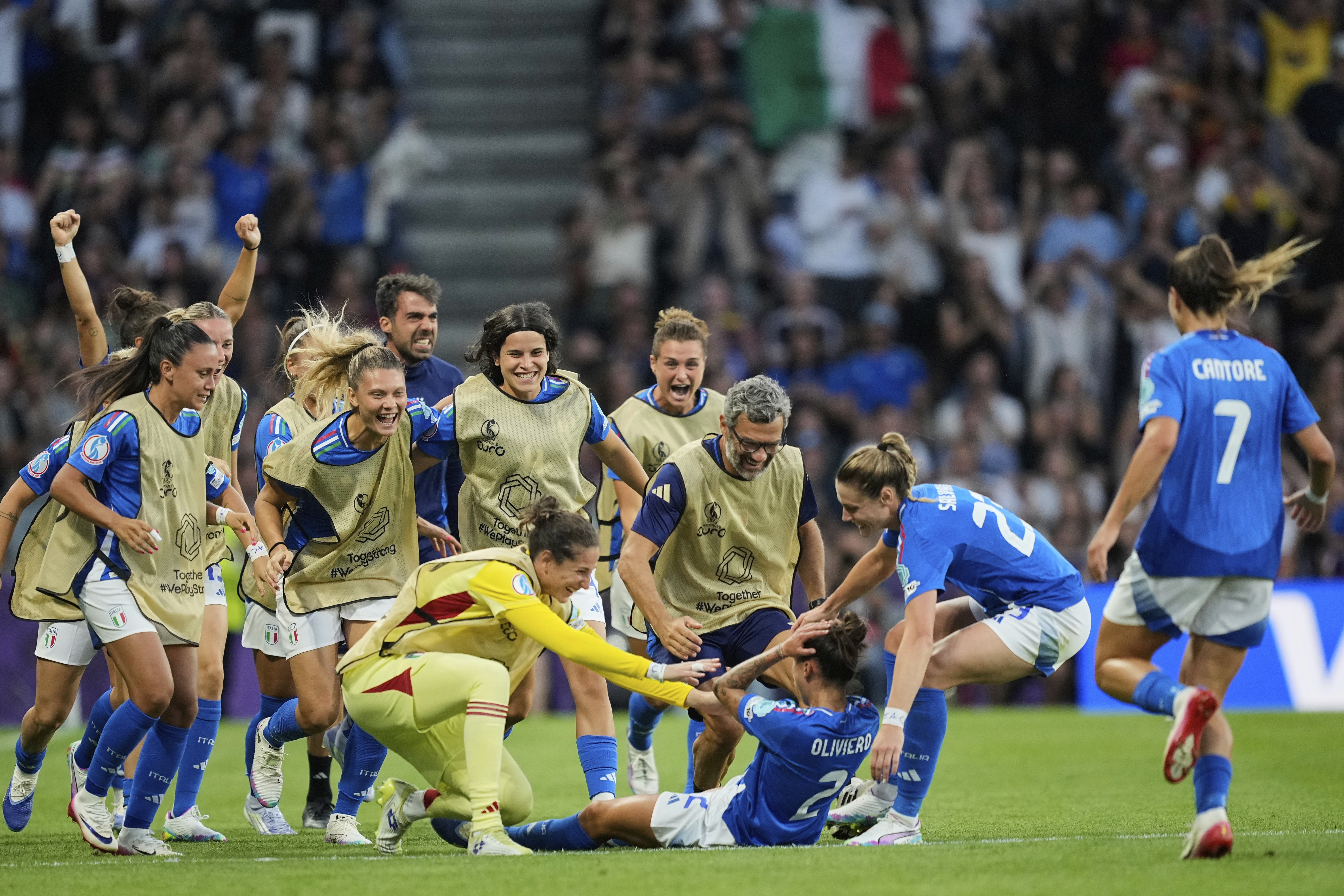 Italy finished second in Group B on four points, five behind Spain and one ahead of Belgium. Having survived a tricky group stage, the Italians are relaxed and full of self-belief.