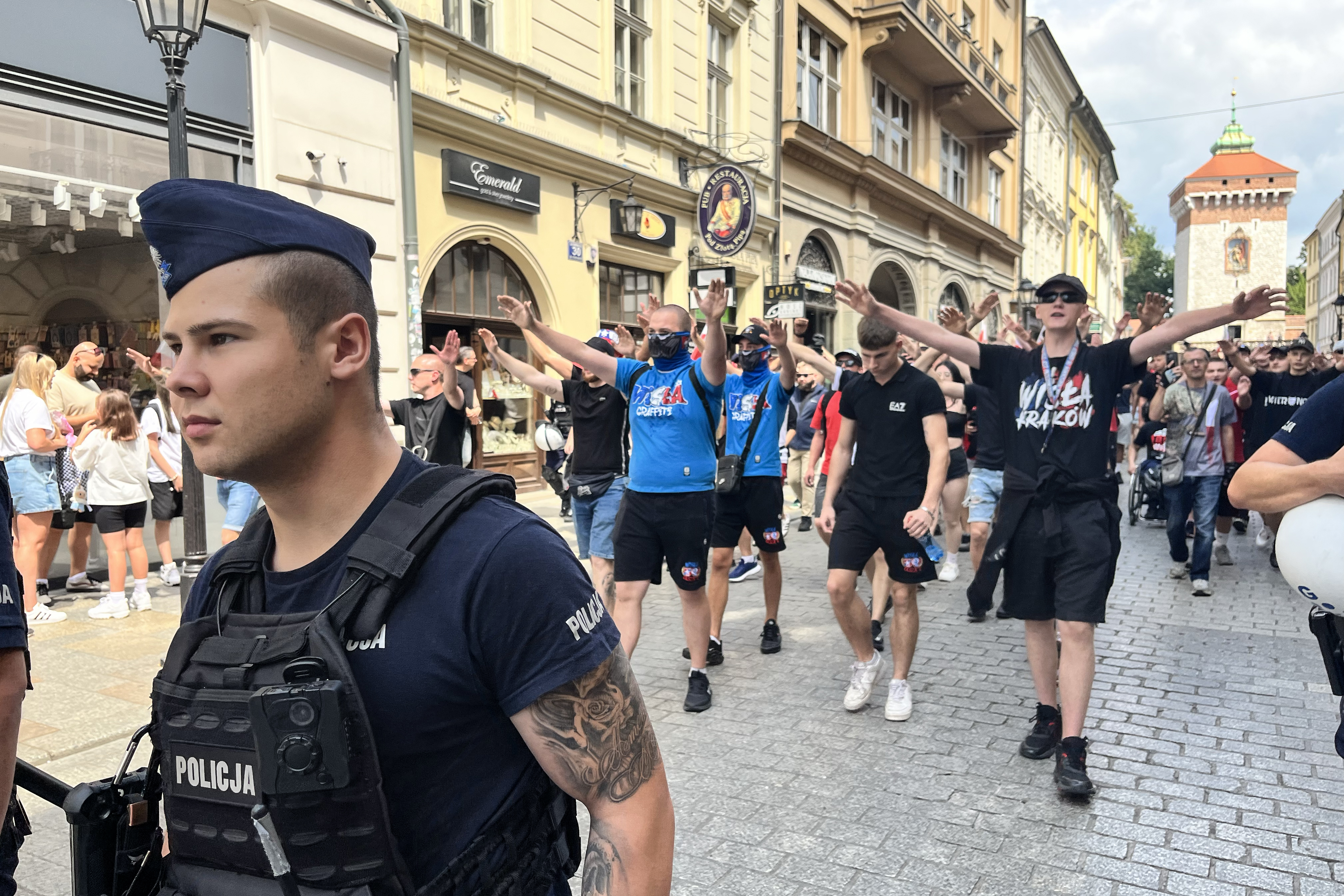 Anti-migrant protests in Poland