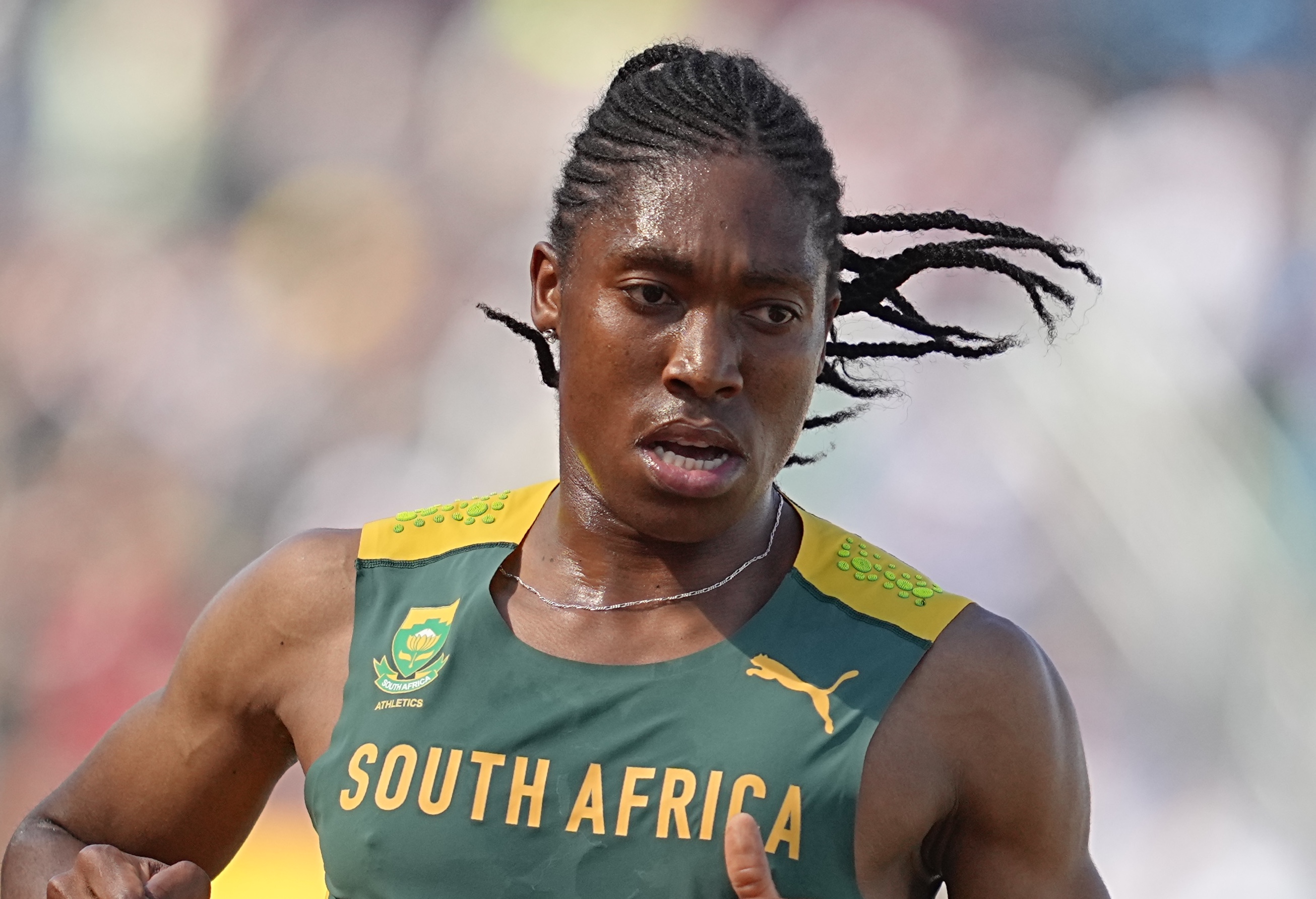 Athletics: World Championships, 5000 meters, women, qualification: Caster Semenya from South Africa