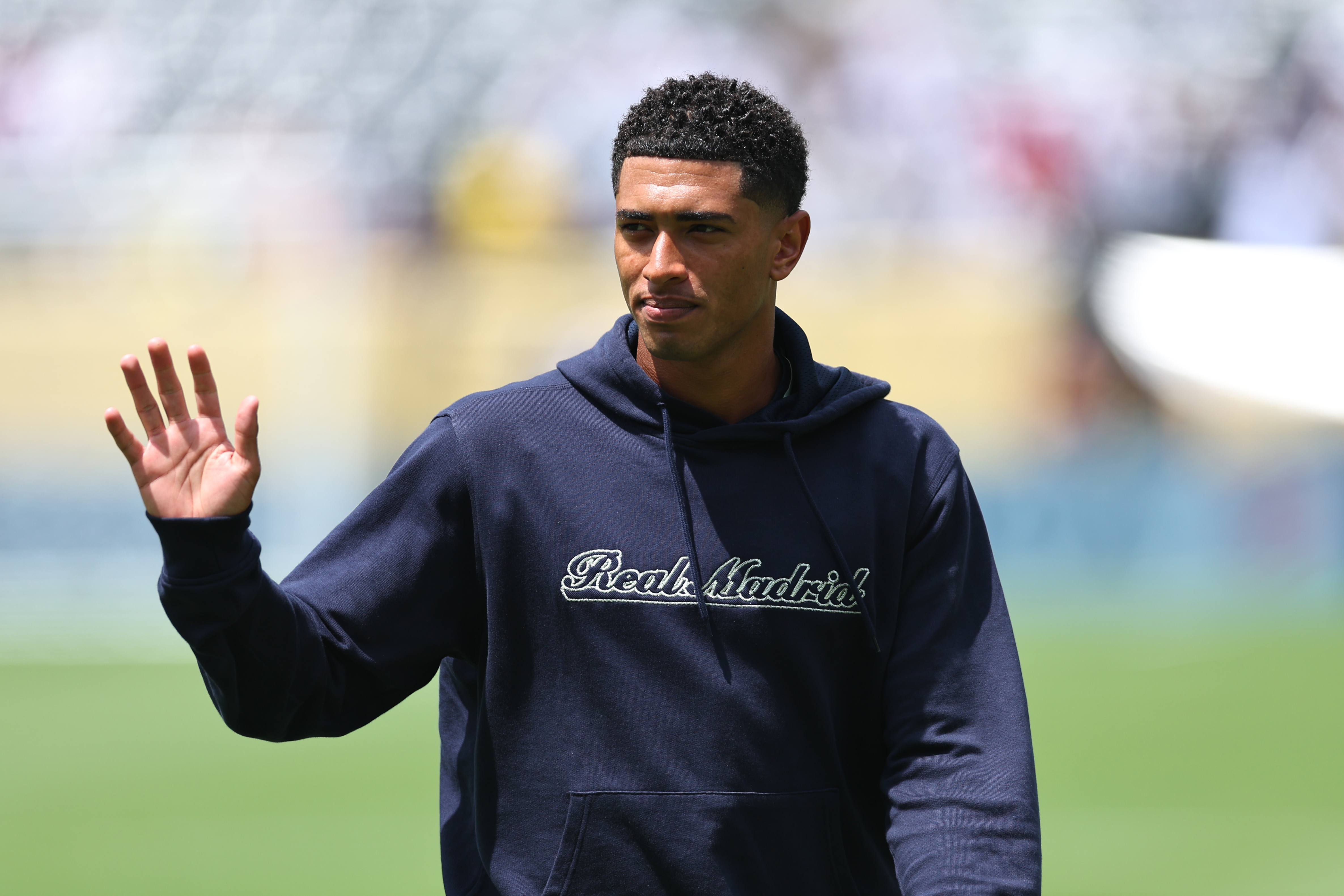 Jude Bellingham reacts.