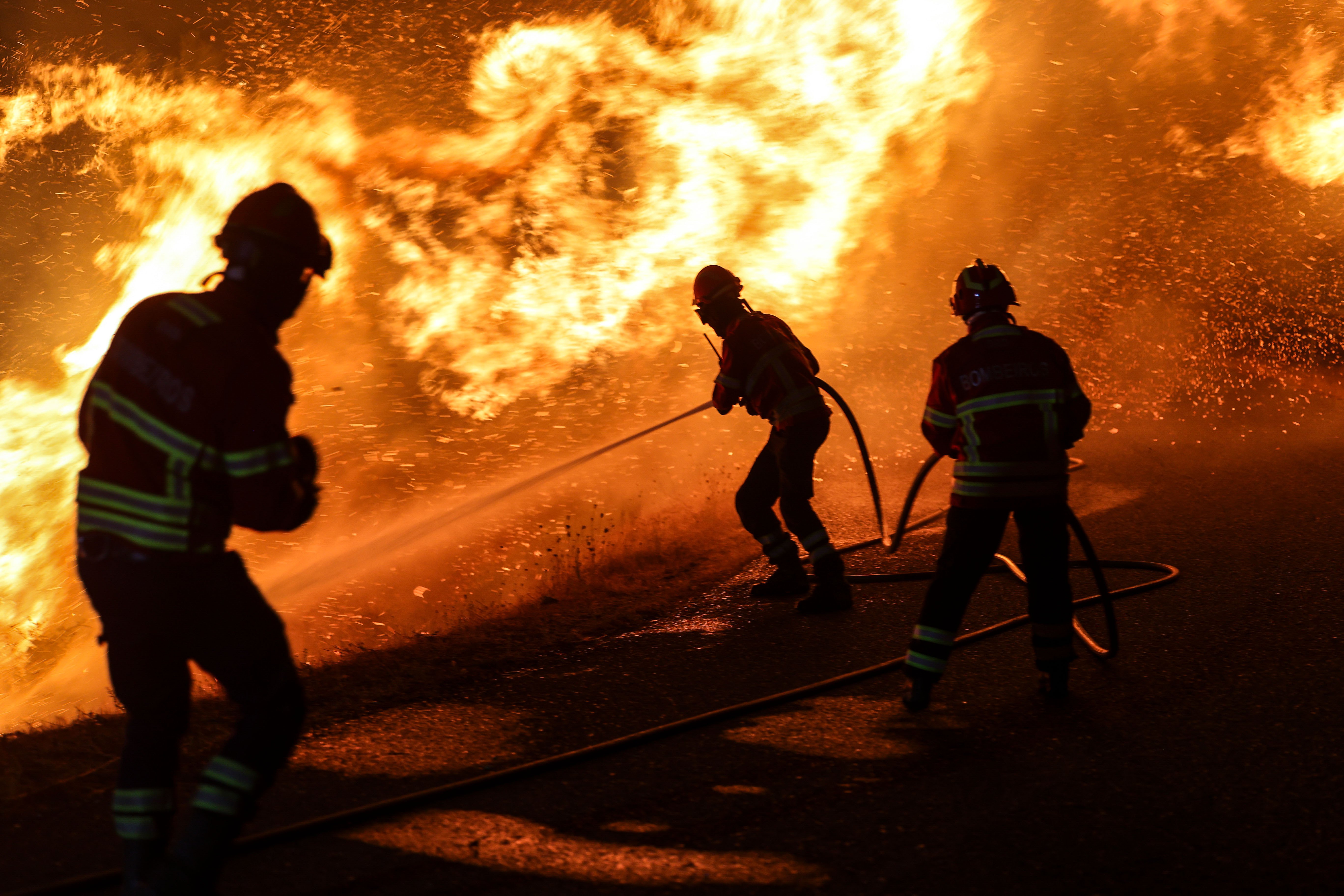 Wildfires rage across Spain and Portugal as record area of land burnt