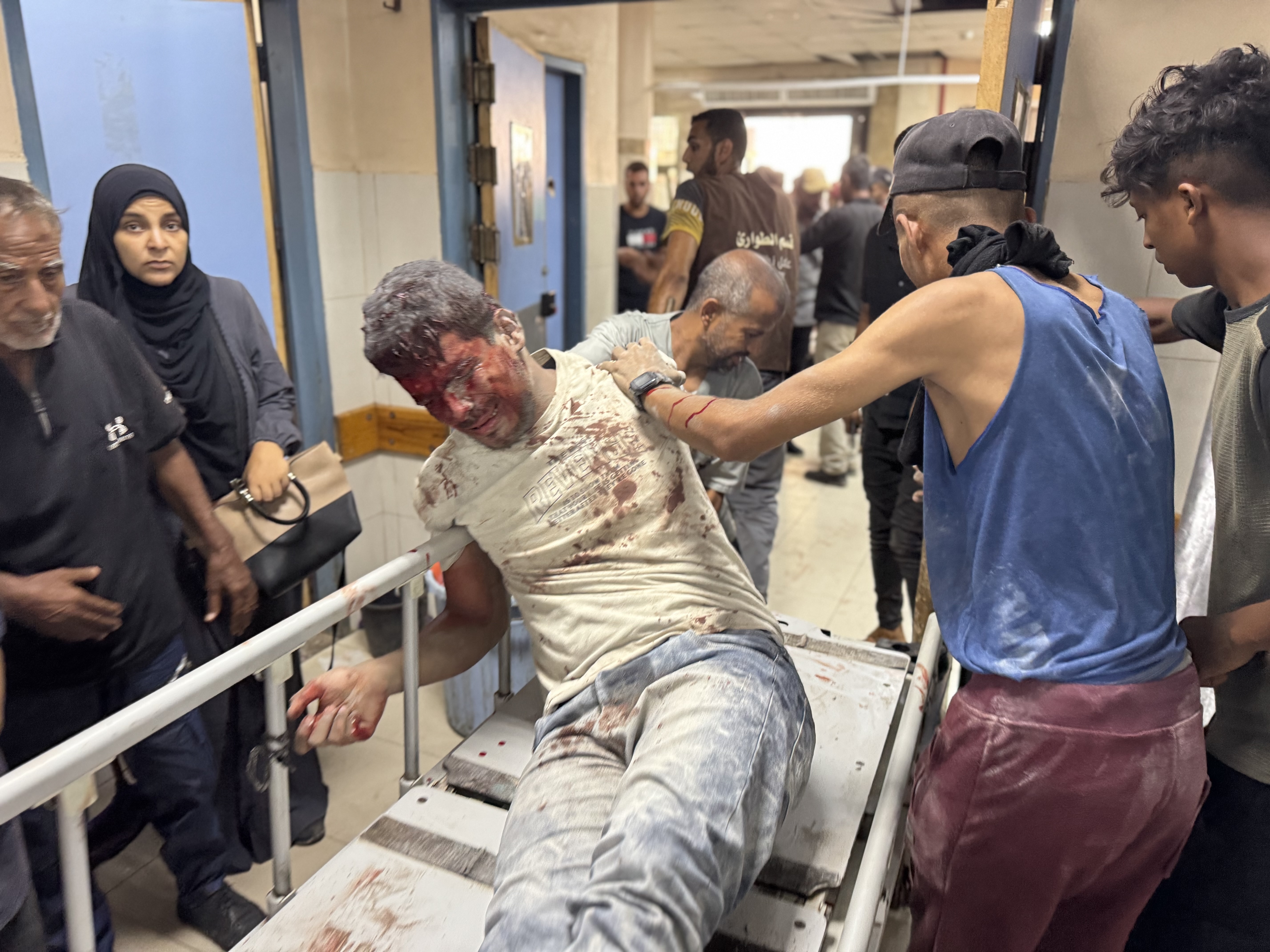 Israeli strike targets Nasser Hospital in southern Gaza; dead and injured reported