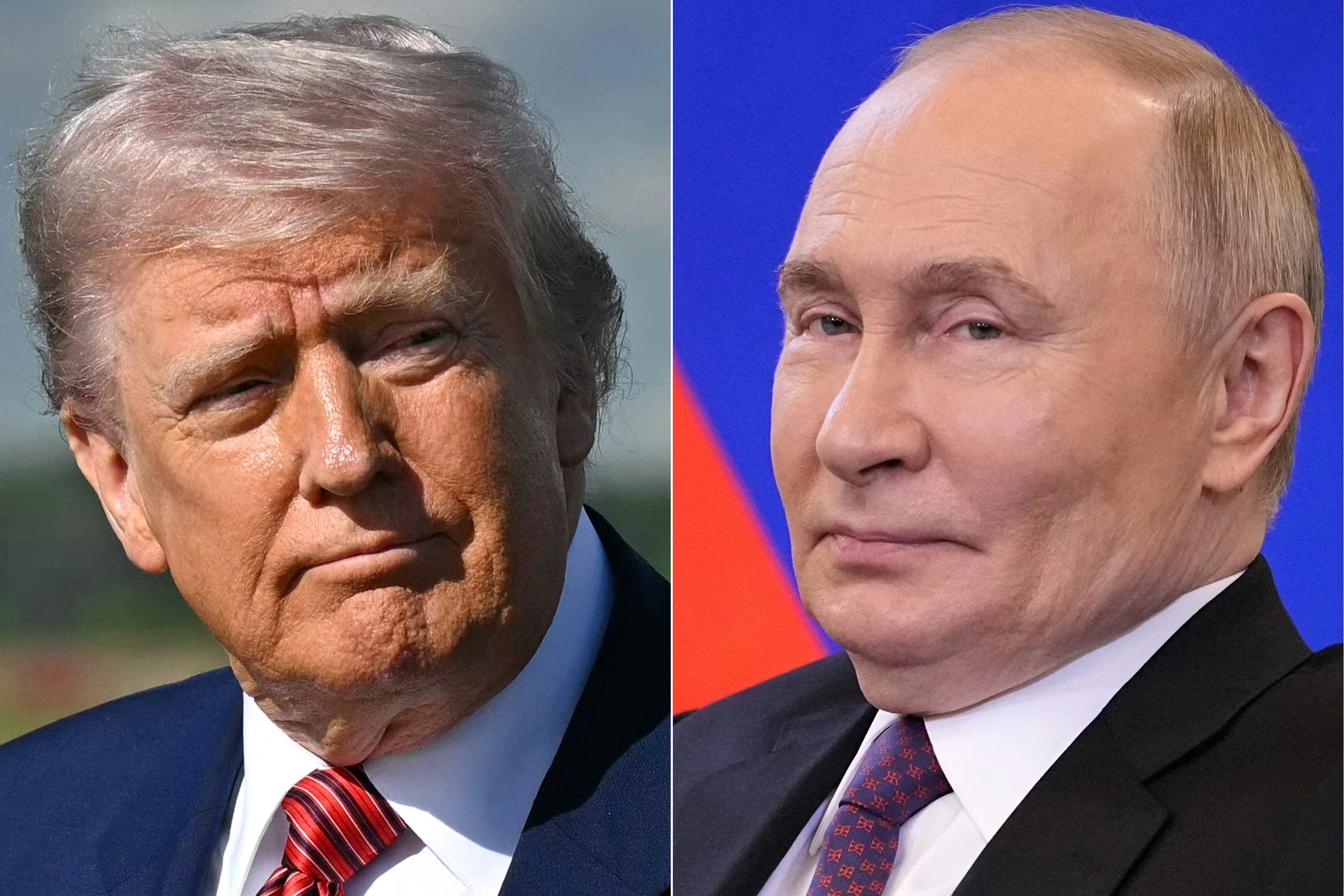 US President Donald Trump and Russian President Vladimir Putin.
