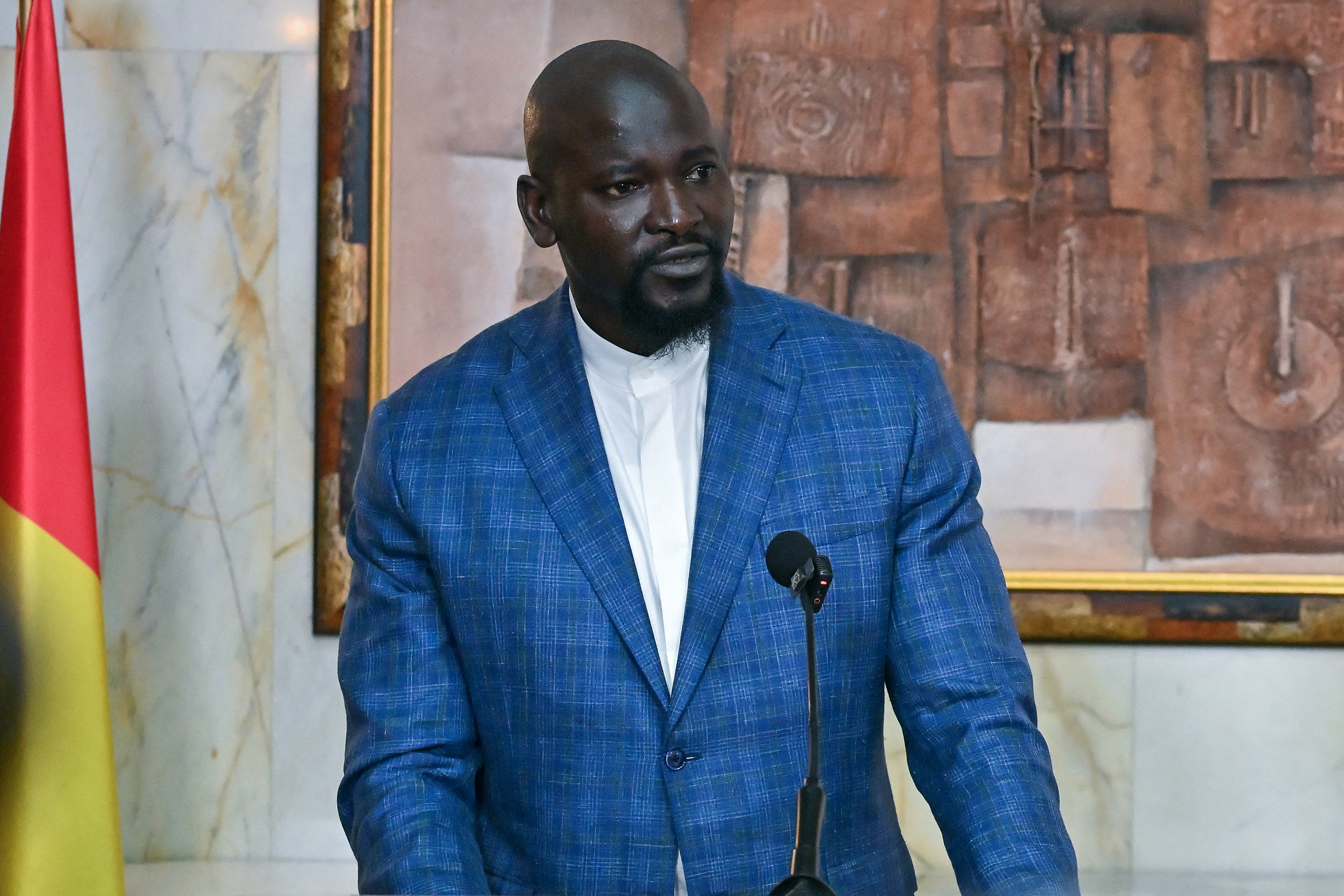 Guinea military ruler Mamady Doumbouya