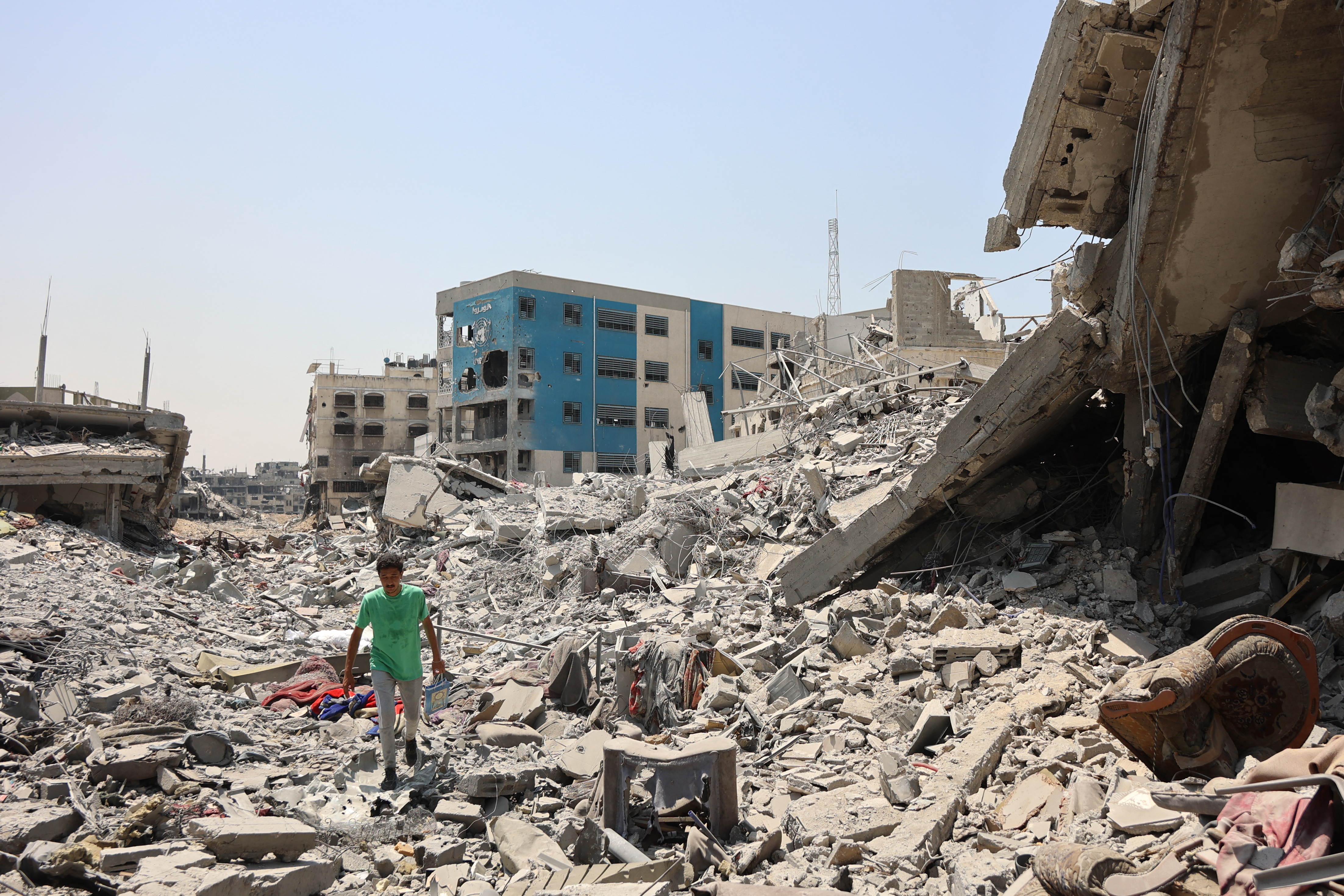 The al-Tuffah neighbourhood of Gaza City