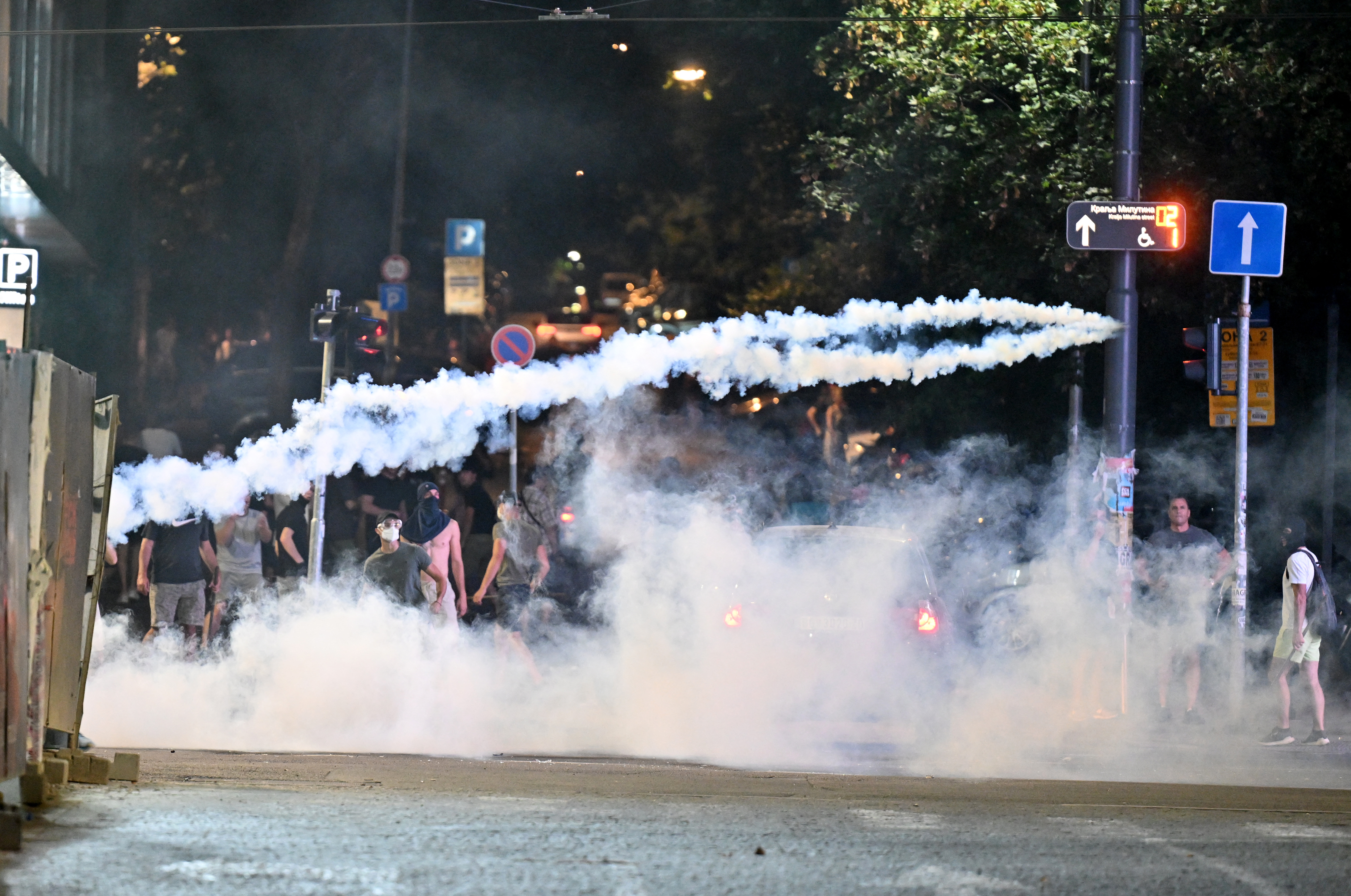 Clashes in Serbia in August