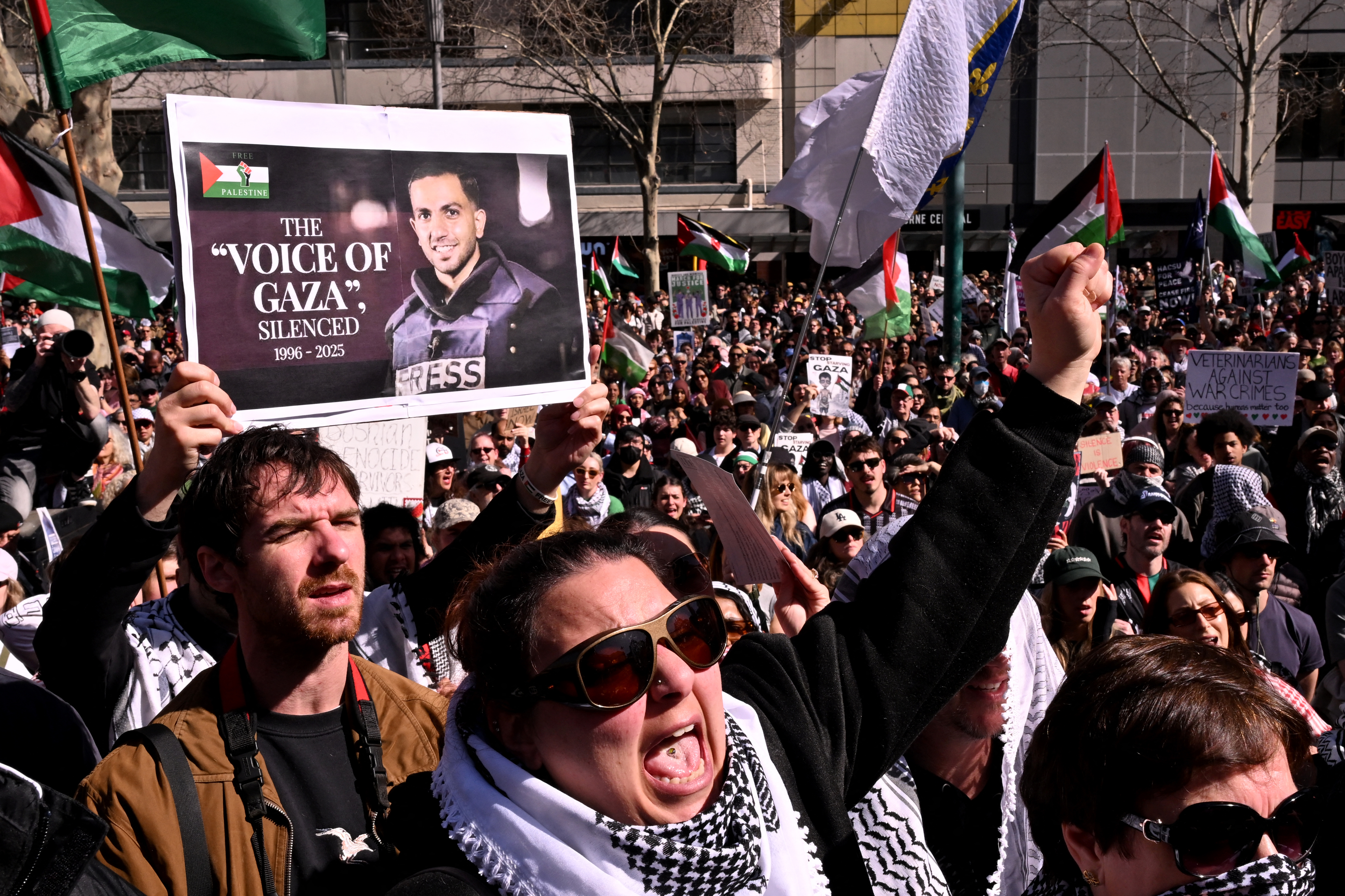 Widespread protests held in Australia to support Palestinians