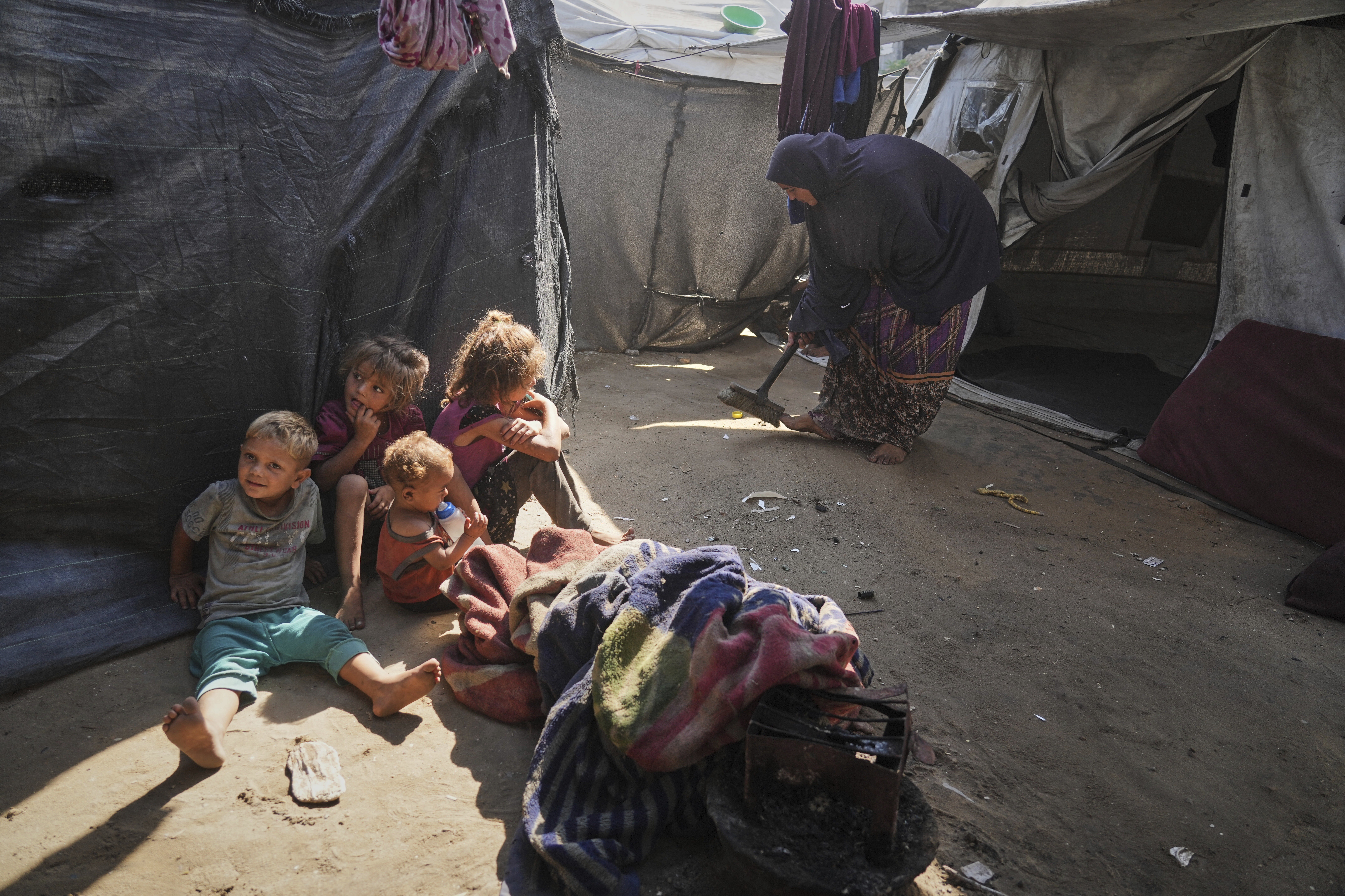 Fadi and Abeer Sobh fight daily battles for food and water, as their six children face hunger and hardship.