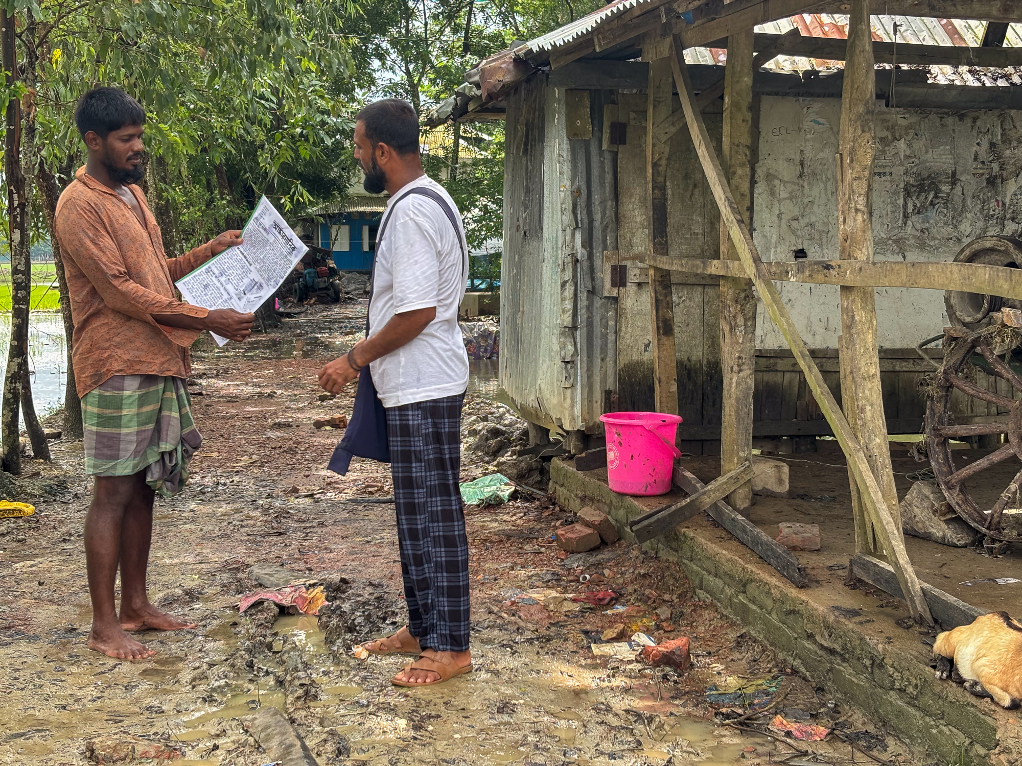 Handwritten newspaper [Diwash Gahatraj/Al Jazeera]