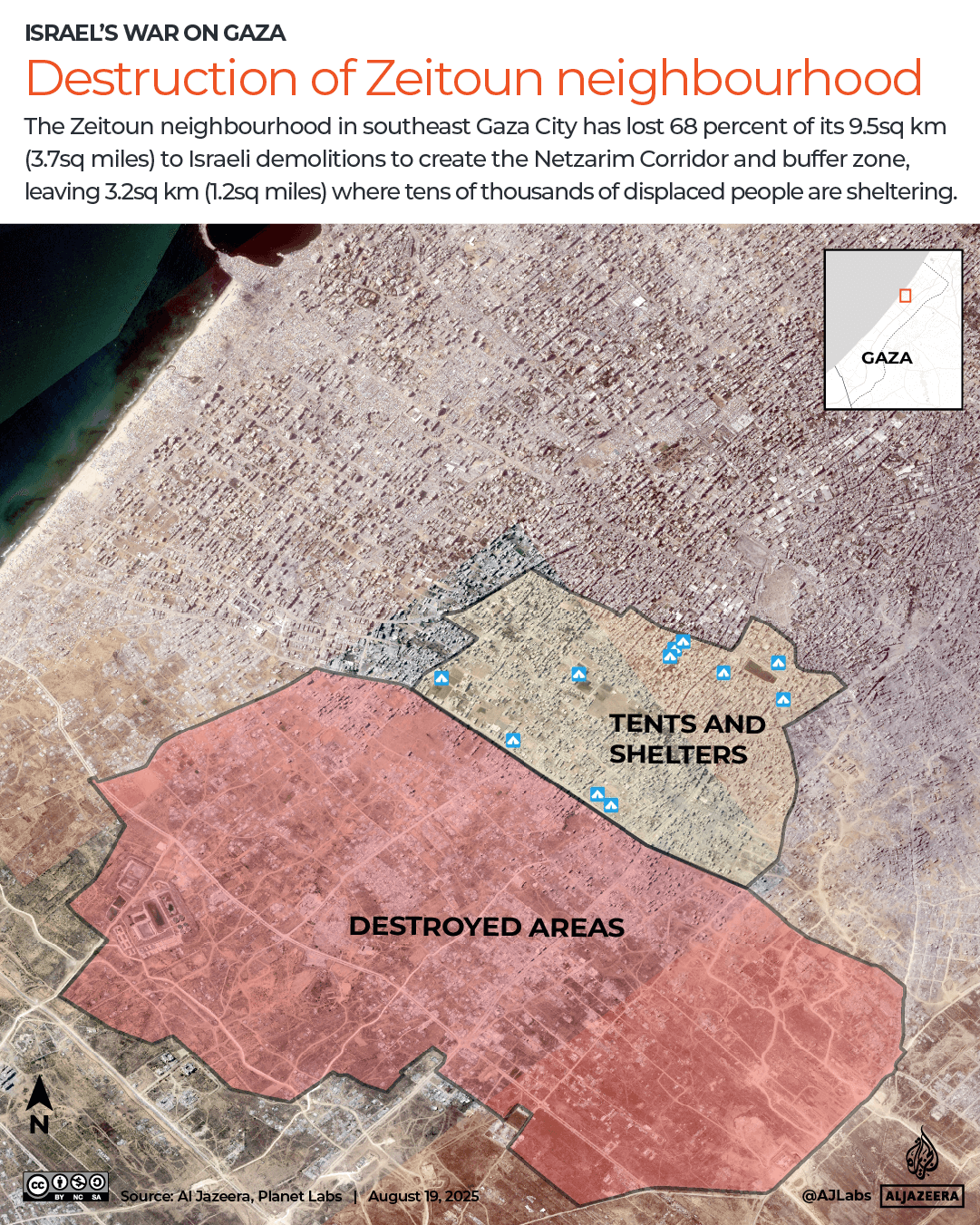 INTERACTIVE - Destruction of Zeitoun neighbourhood-1755592745