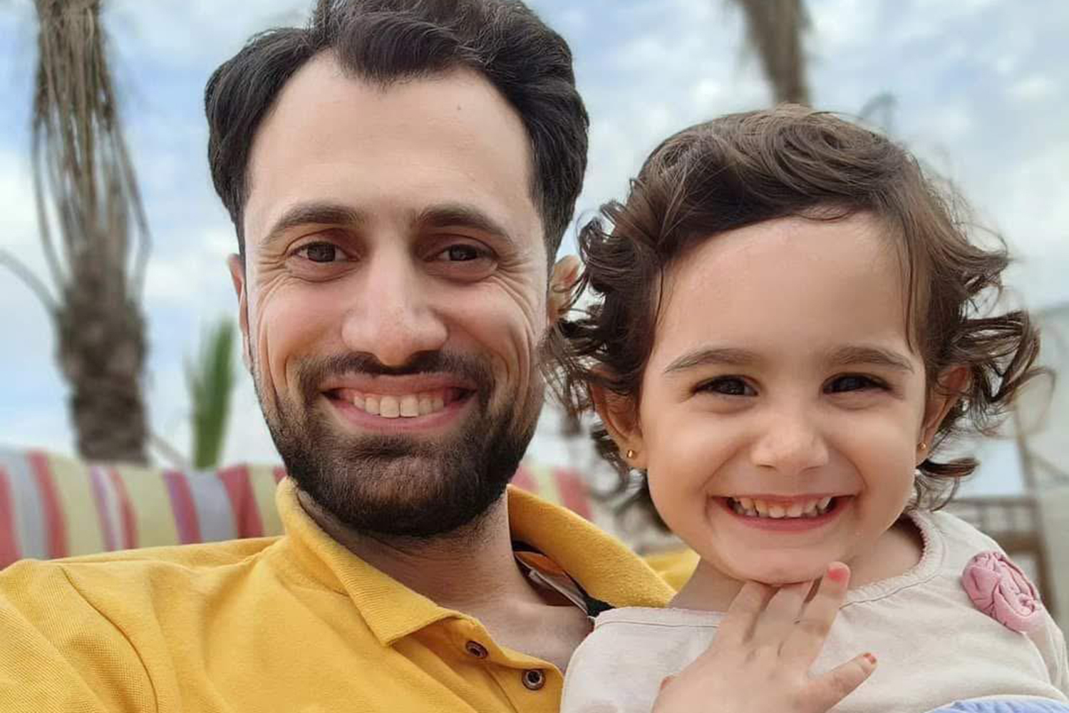 Mahmoud Shurrab and daughter Dalal