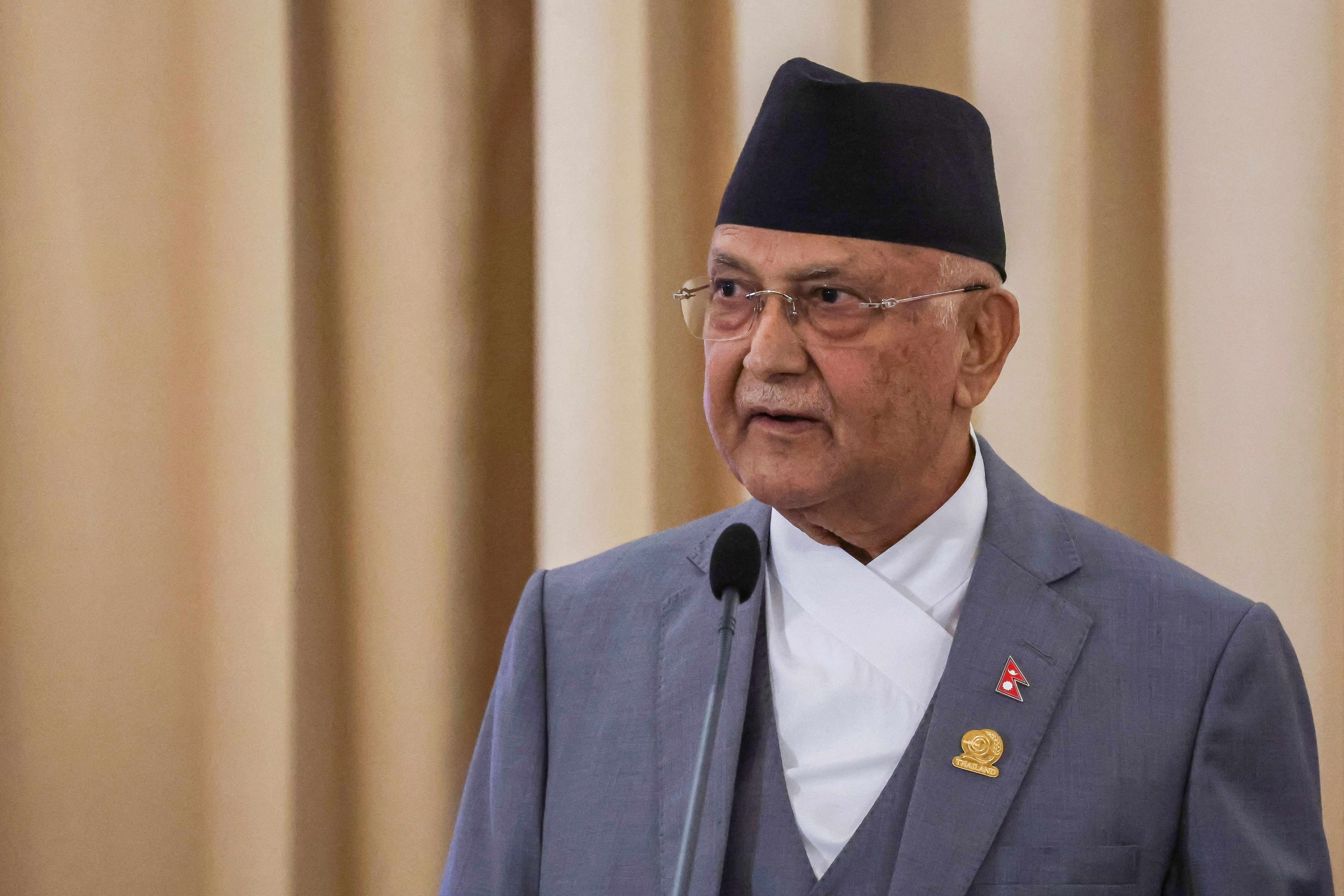 Nepalese Prime Minister K. P. Sharma Oli
