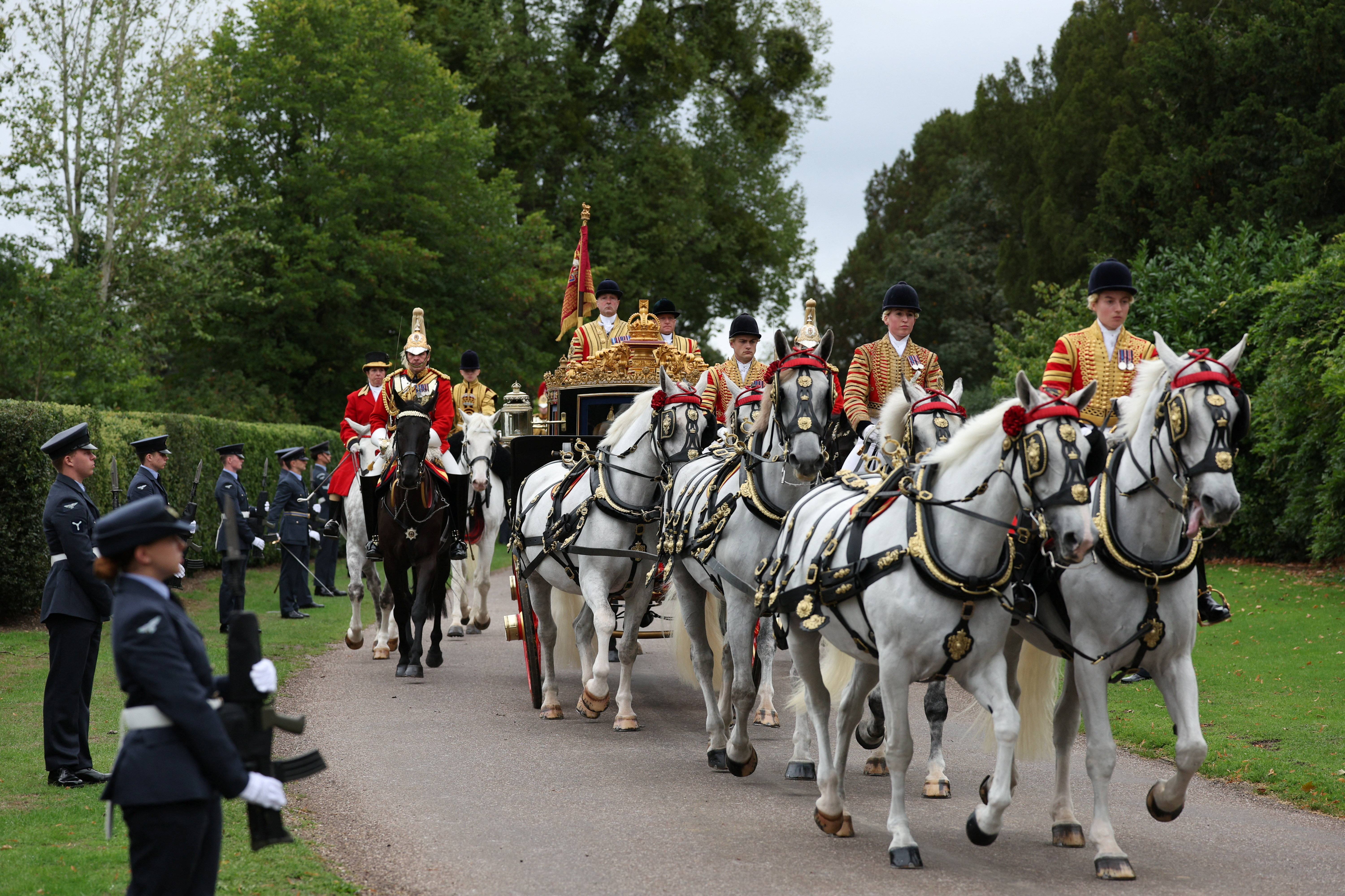King Charles greets Trump with historic royal pageantry in Windsor