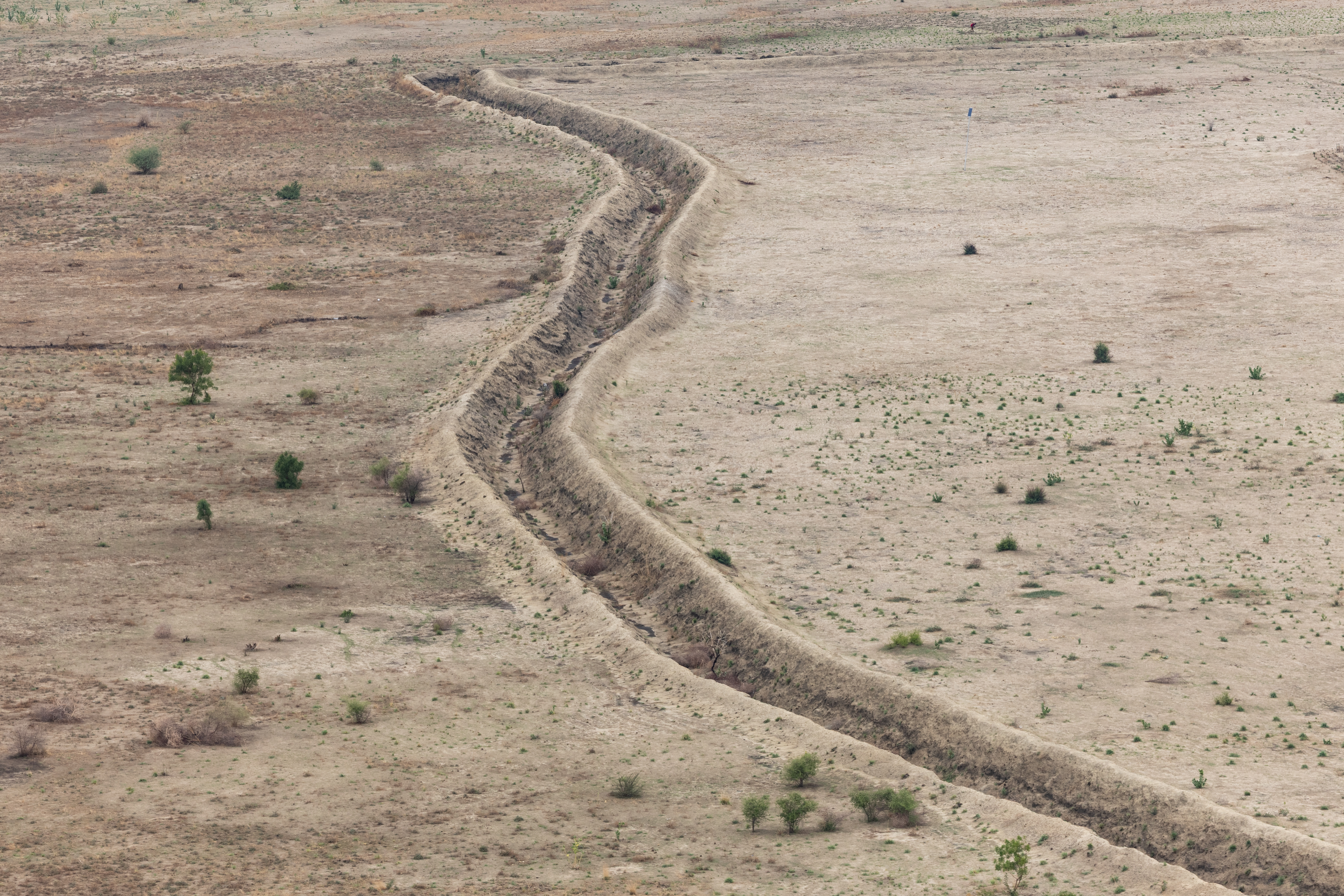 Trenches in Borno state to protect against incursions by Boko Haram