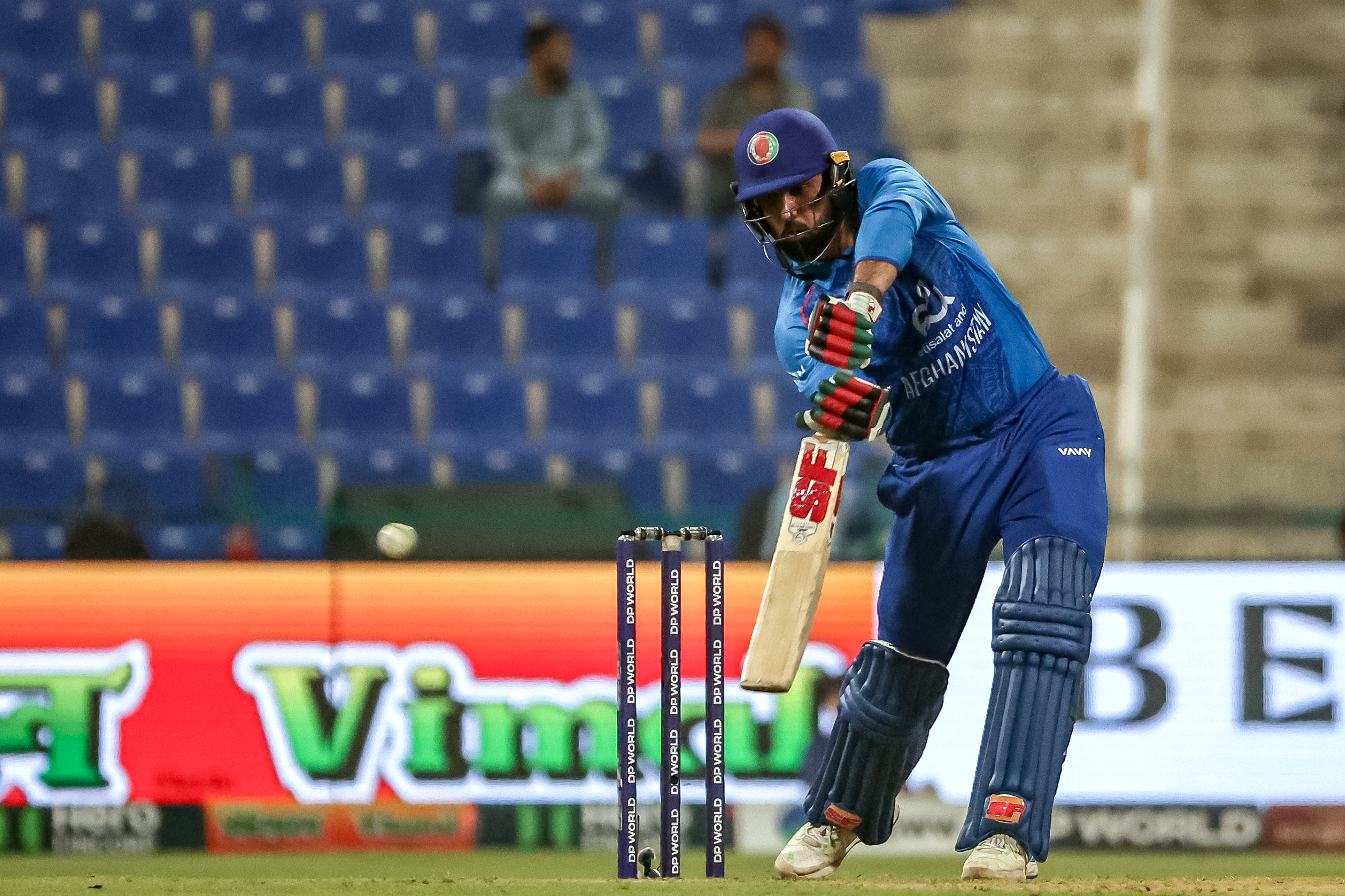 Mohammad Nabi in action.