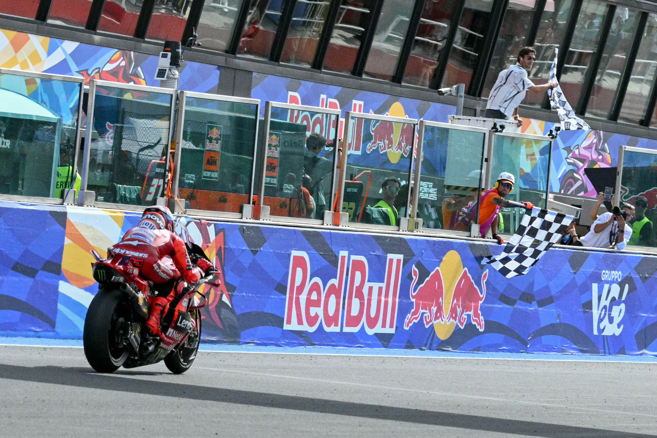 Marc Marquez in action.