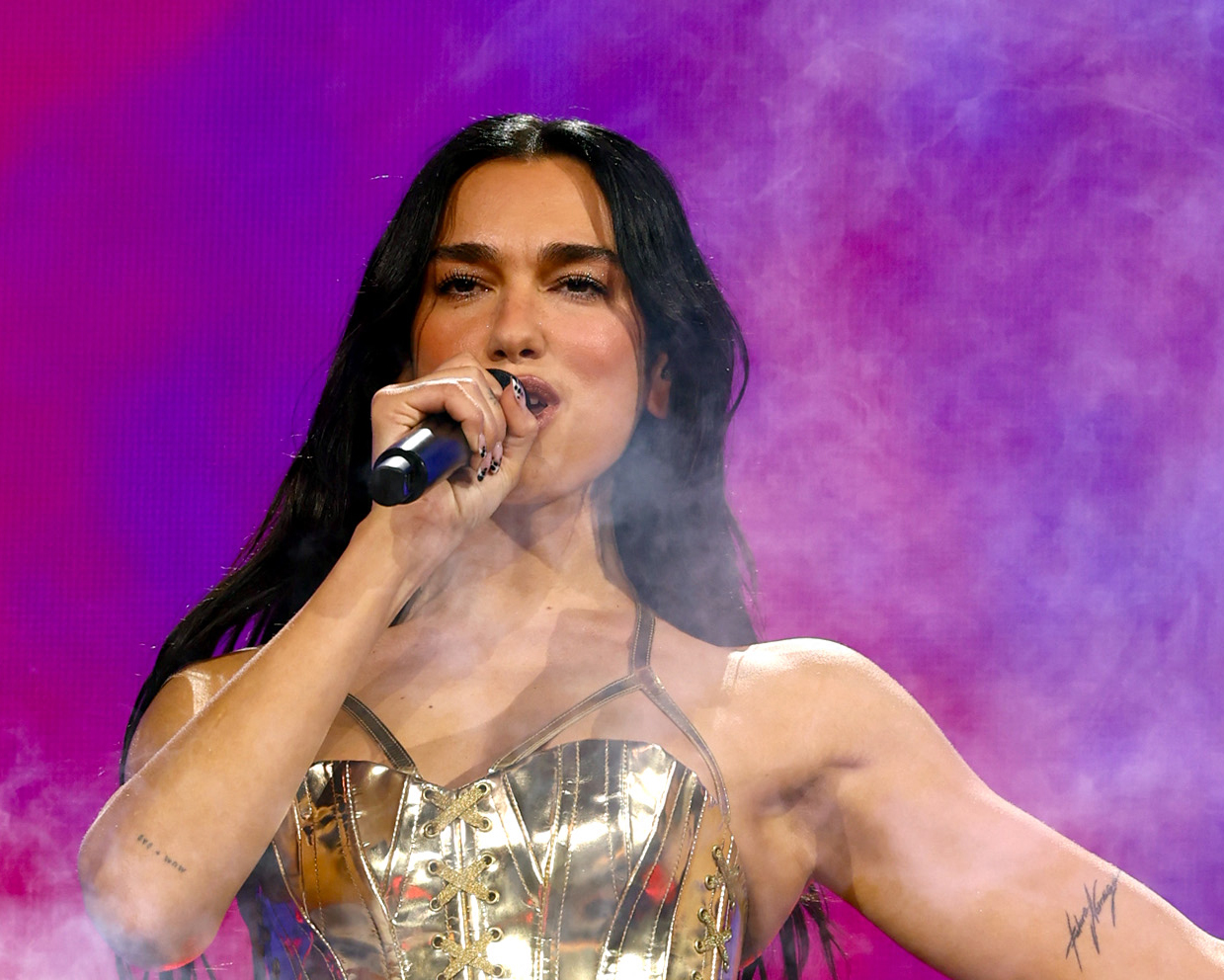 Dua Lipa performs at Madison Square Garden on September 20, 2025 in New York, US [Arturo Holmes/Getty Images via AFP]