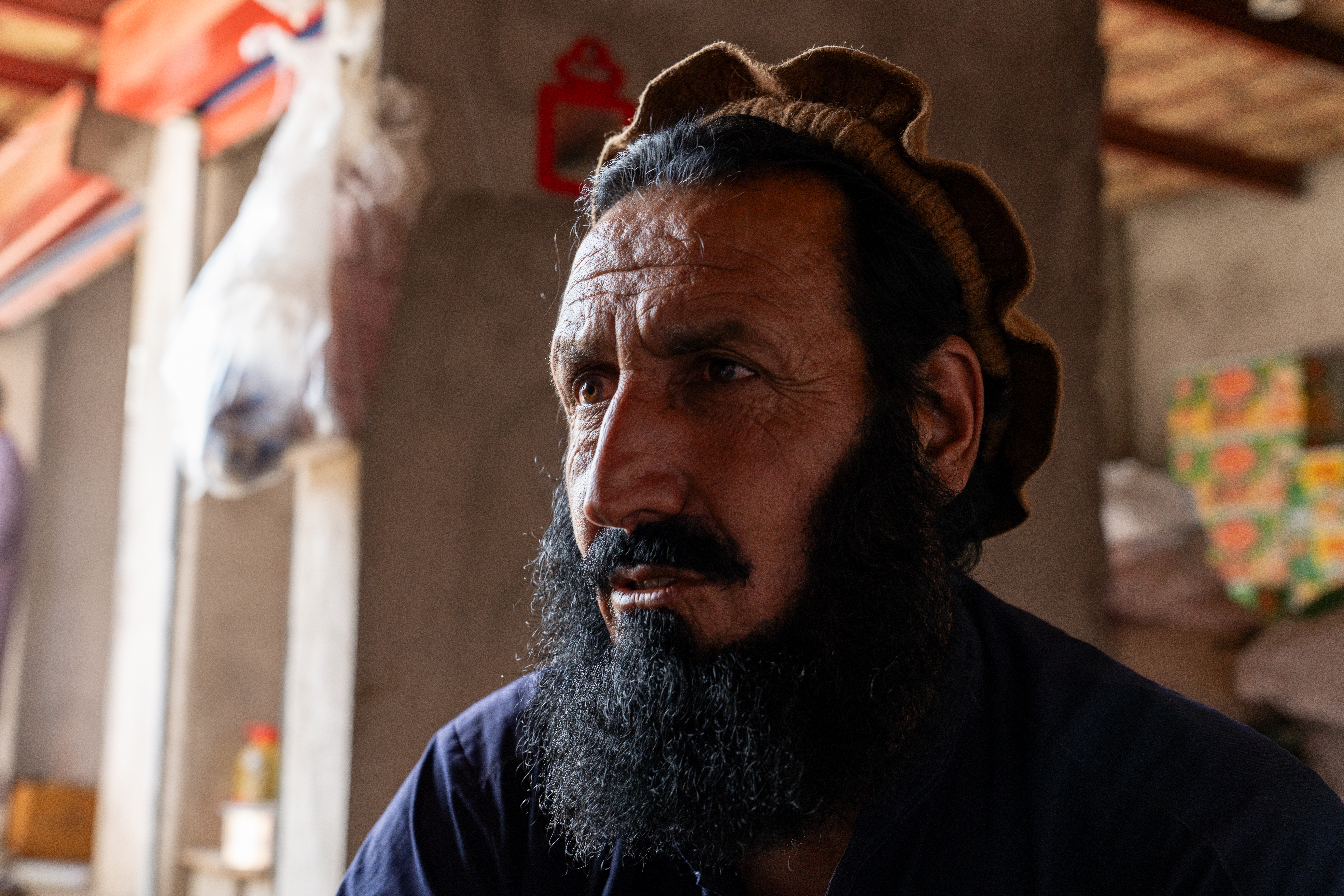 55-years-old Afghan farmer Nawab Din, recently deported from Pakistan [Sorin Furcoi/Al Jazeera]