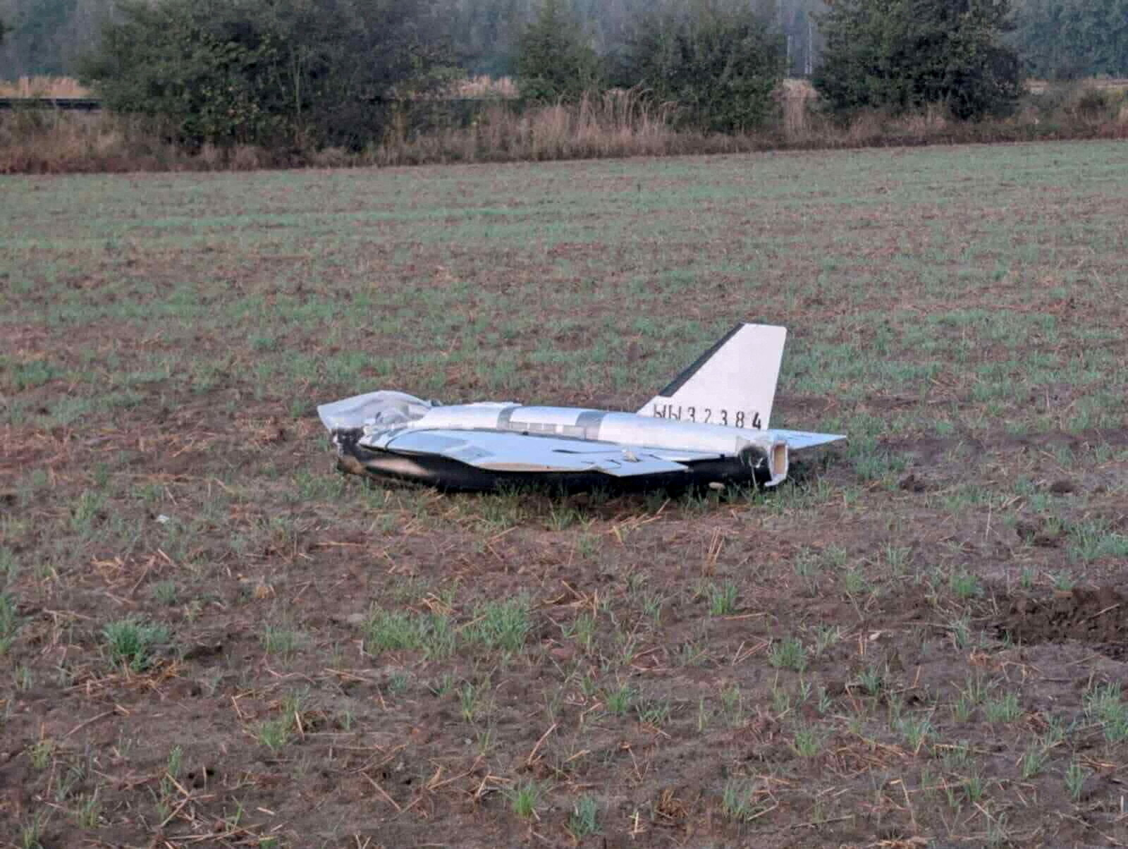 FILE PHOTO: A damaged drone lies after falling in the eastern Polish village of Czosnowka, in this picture obtained from social media, in Czosnowka, Poland, September 10, 2025. Dariusz Stefaniuk/via REUTERS THIS IMAGE HAS BEEN SUPPLIED BY A THIRD PARTY. MANDATORY CREDIT. NO RESALES. NO ARCHIVES. BEST QUALITY AVAILABLE. Verification: Reuters was able to independently verify the location the photos were taken from vegetation and telegraph poles that matched verified media coverage from the area and Street View imagery. Reuters was able to independently verify the date by multiple reports and aftermath footage. Additionally, drone identification number appears in multiple images./File Photo/File Photo