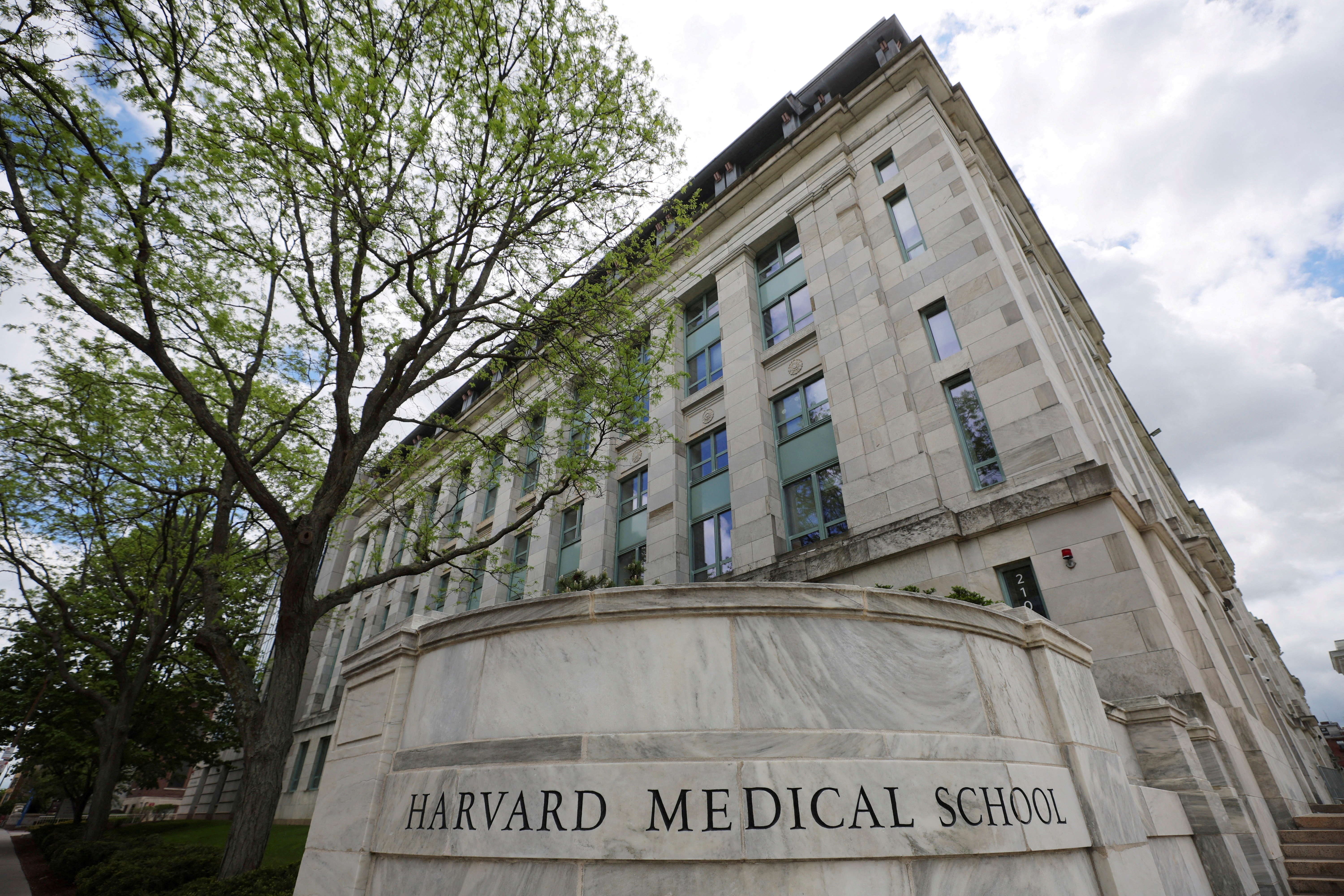 The Harvard Medical School in the Longwood Medical Area in Boston, Massachusetts