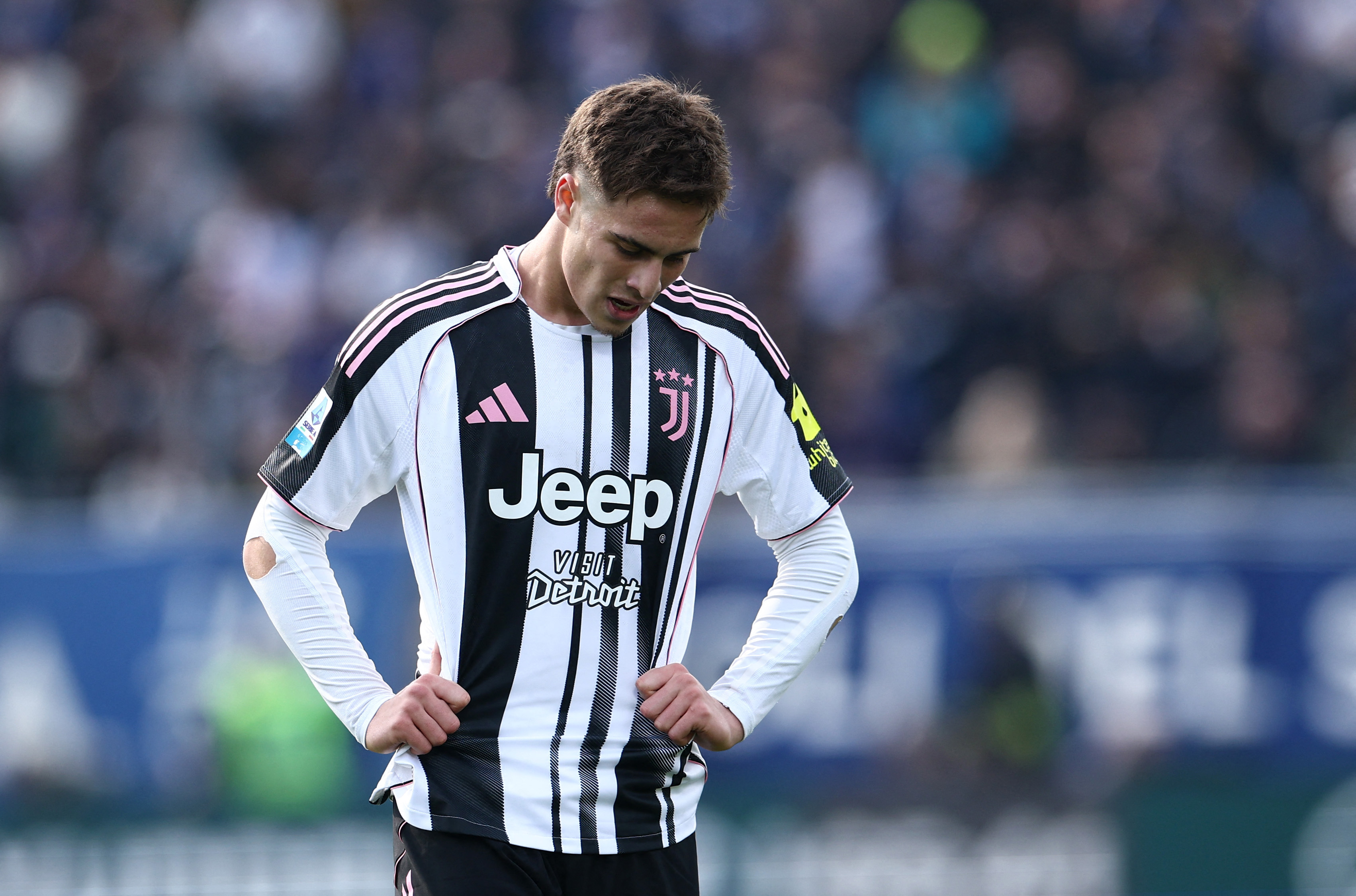 Kenan Yildiz reacts.