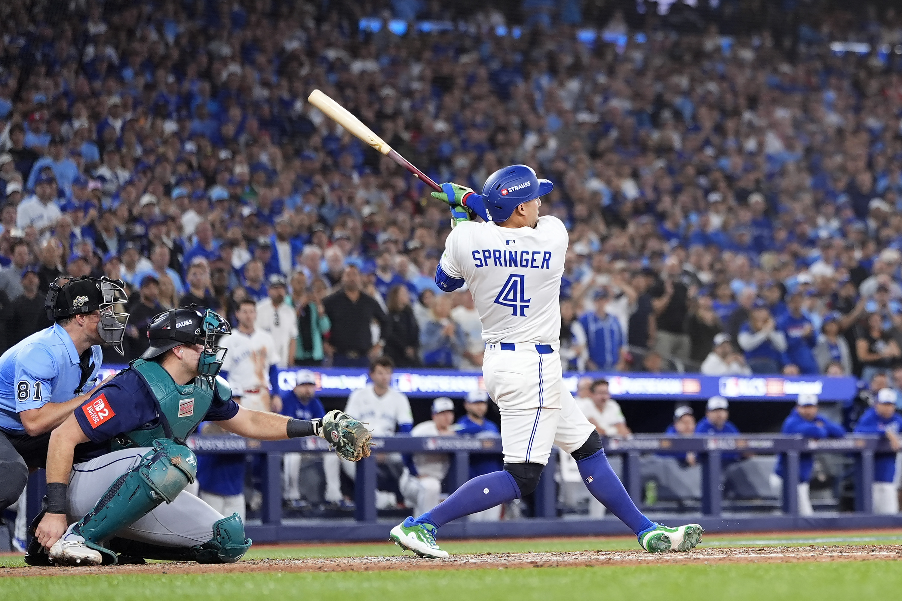 George Springer in action.