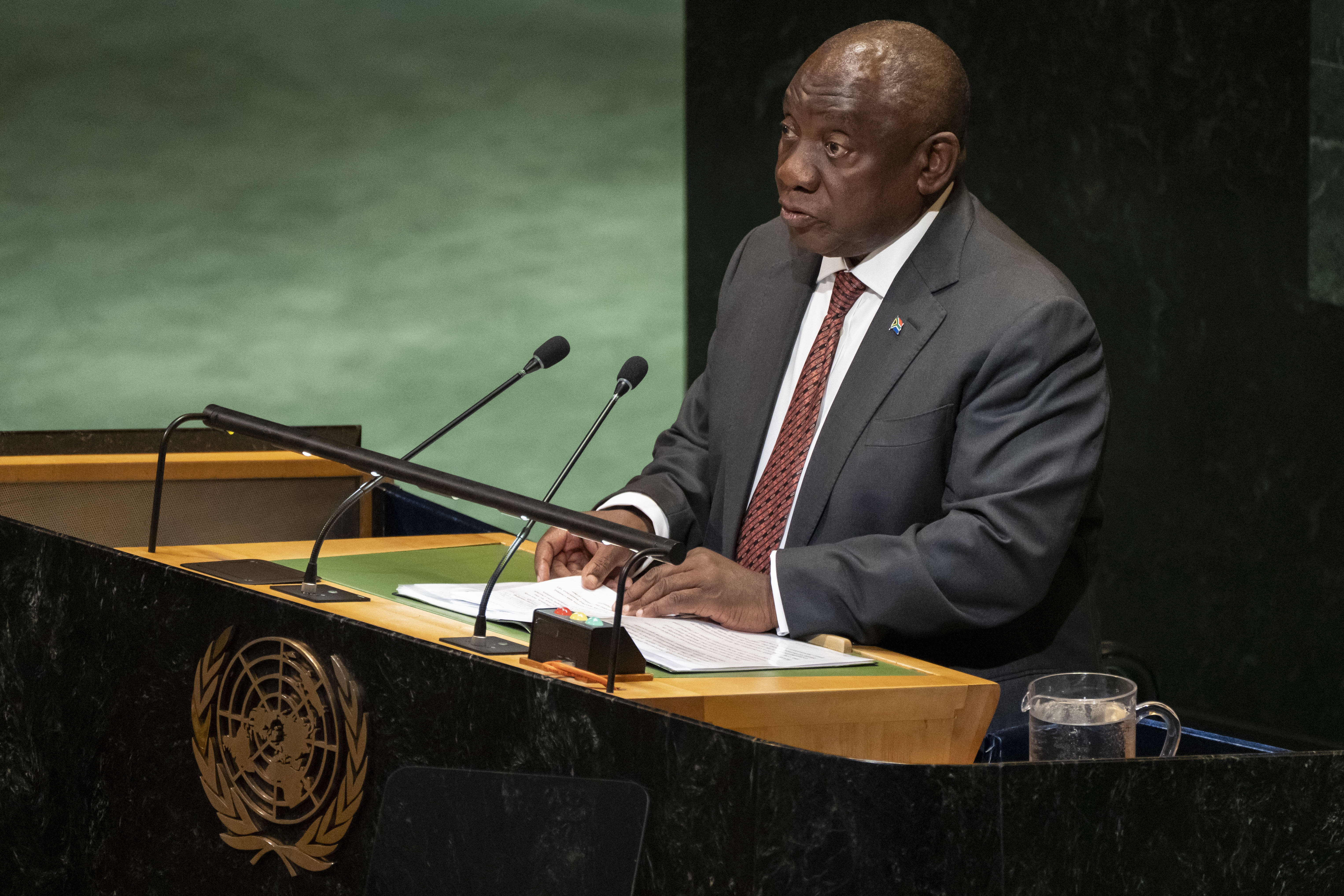Ramaphosa speaks at the UNGA