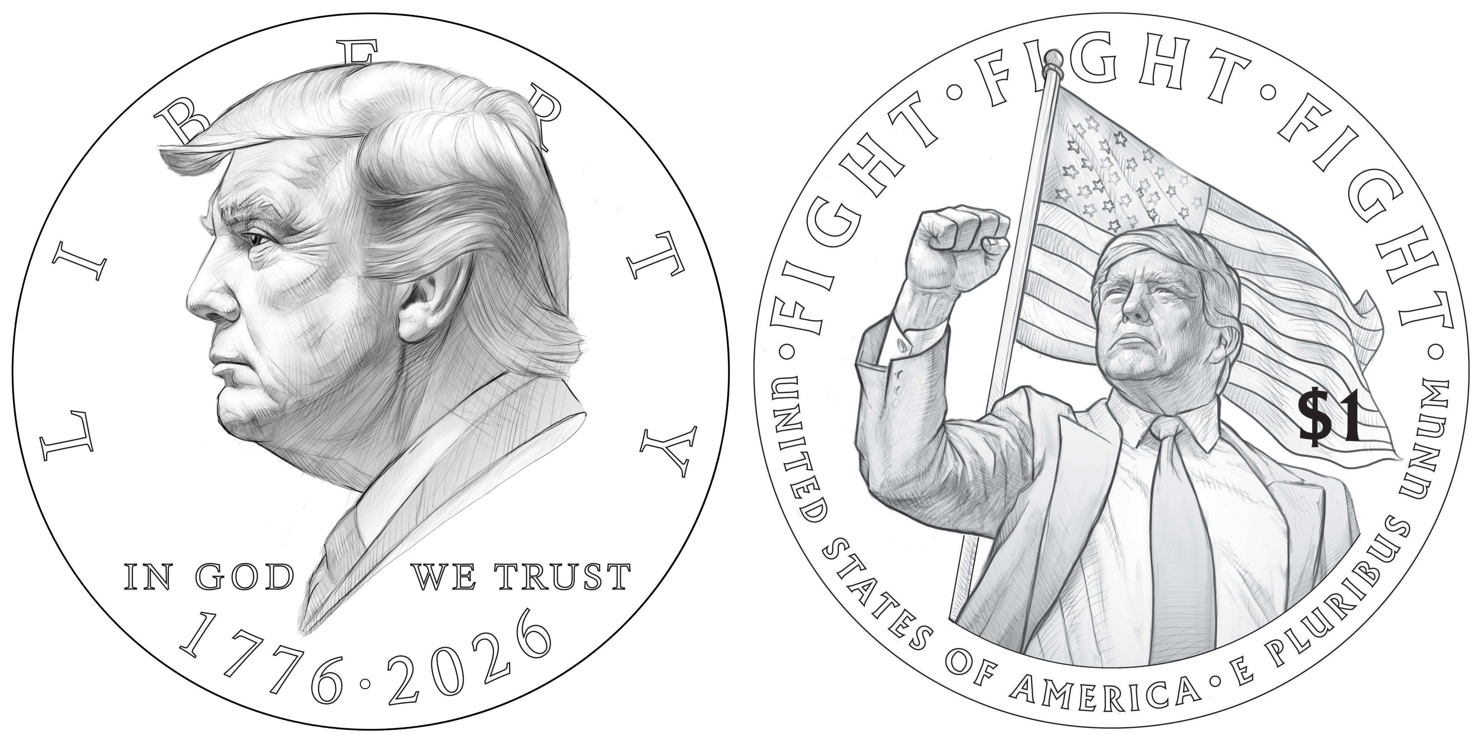 Trump coins