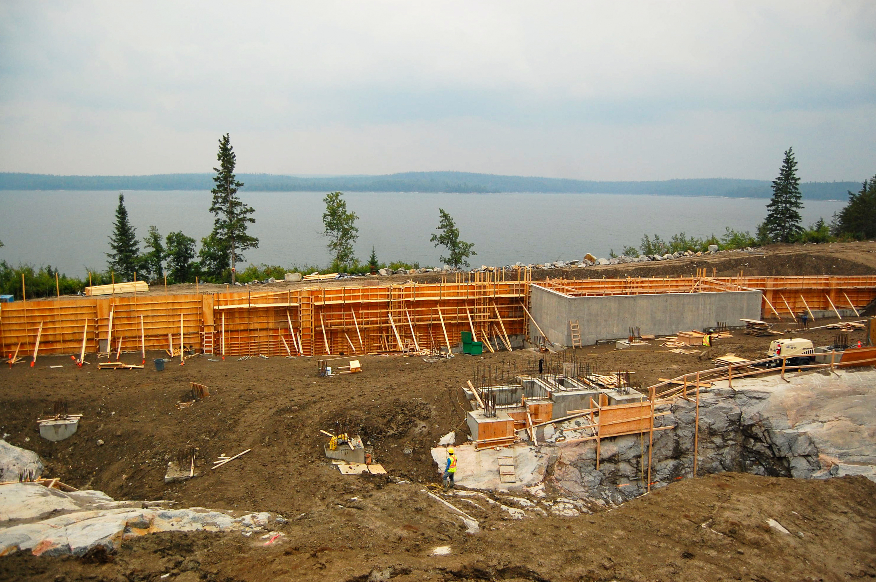 Construction is under way on the Grassy Narrows mercury care home
