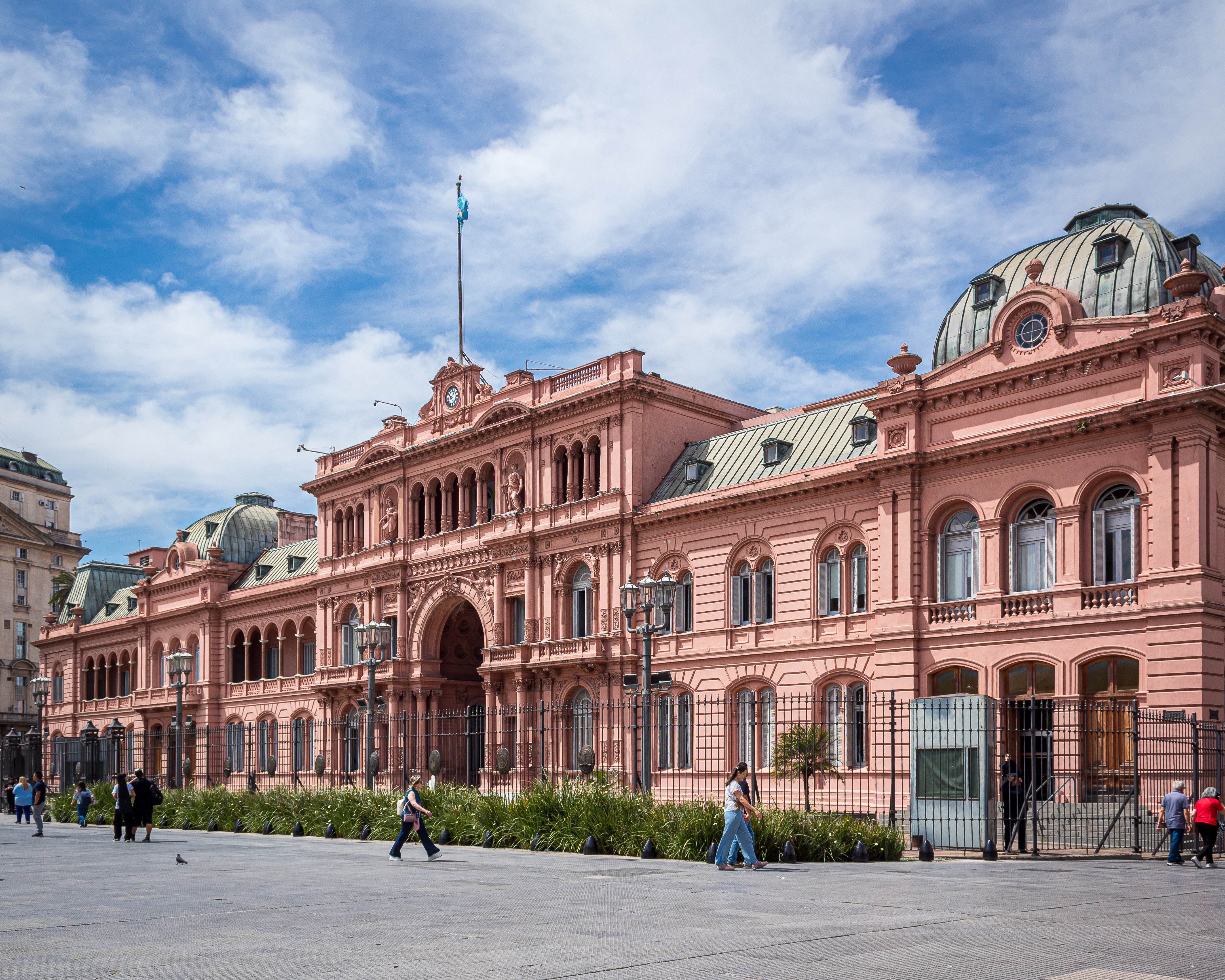 La Casa Rosada, the presidential residence, in Buenos Aires