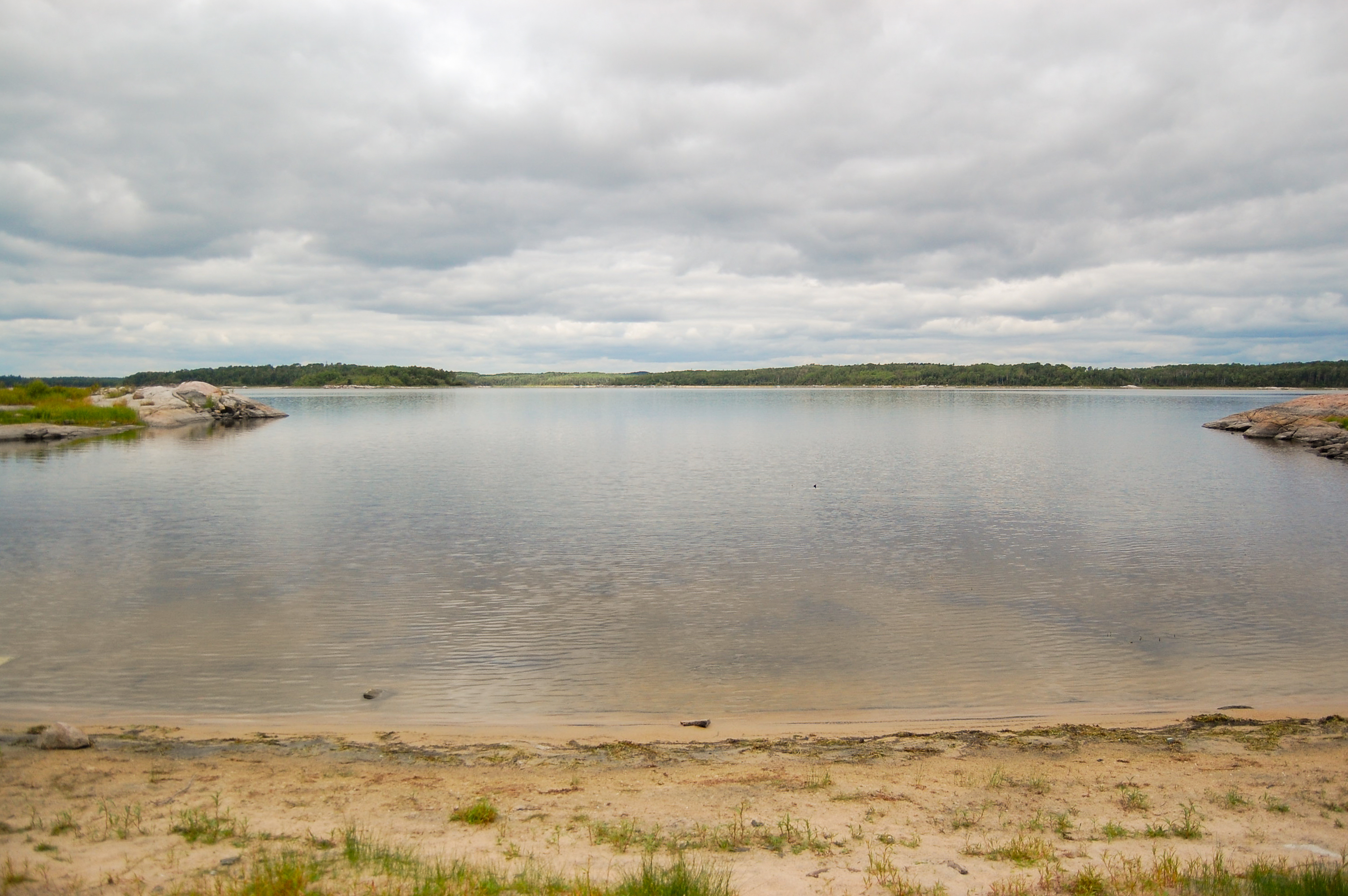 A view of the water in Grassy Narrows First Nation