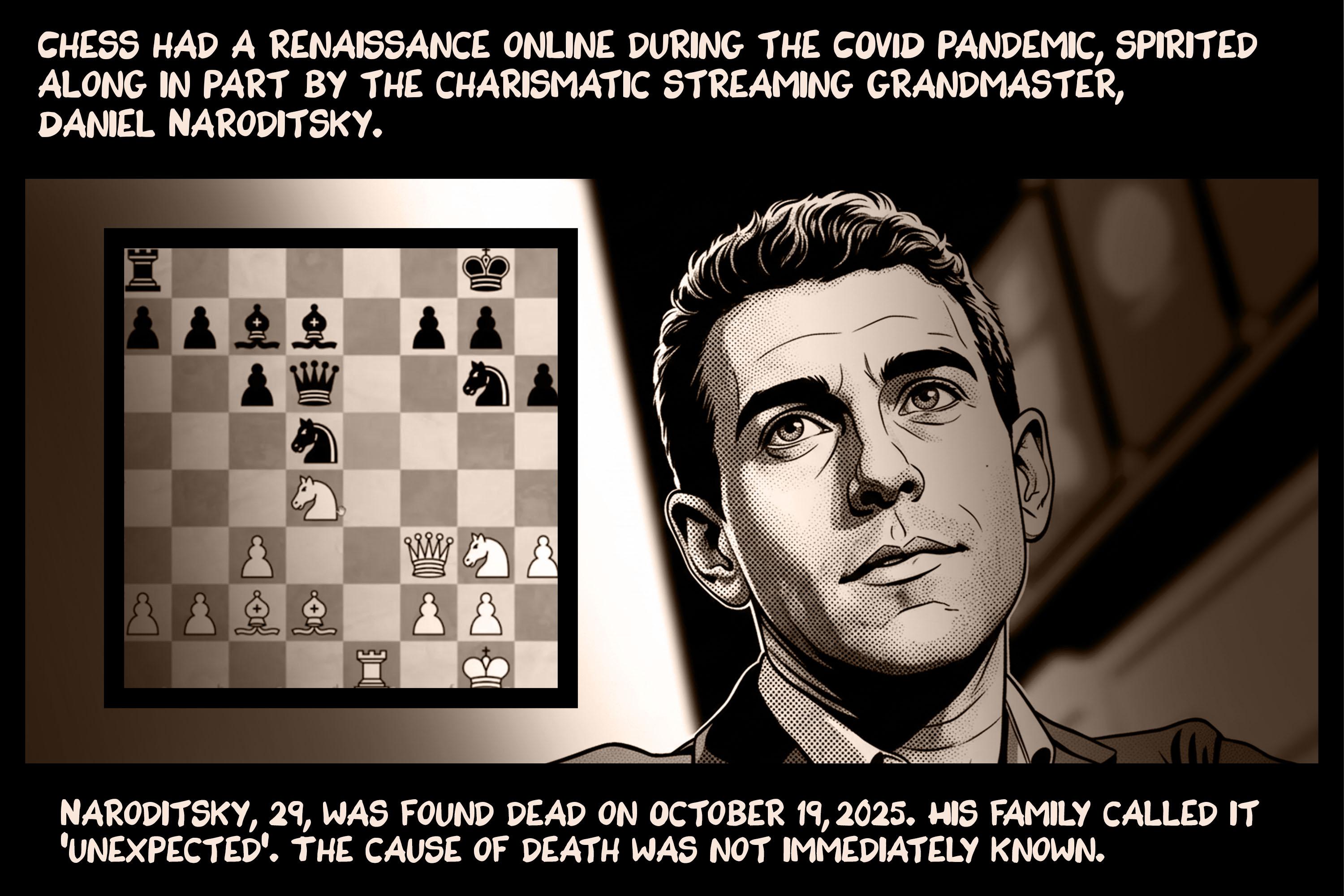 Chess world roiled by Naroditsky’s ‘unexpected’ death