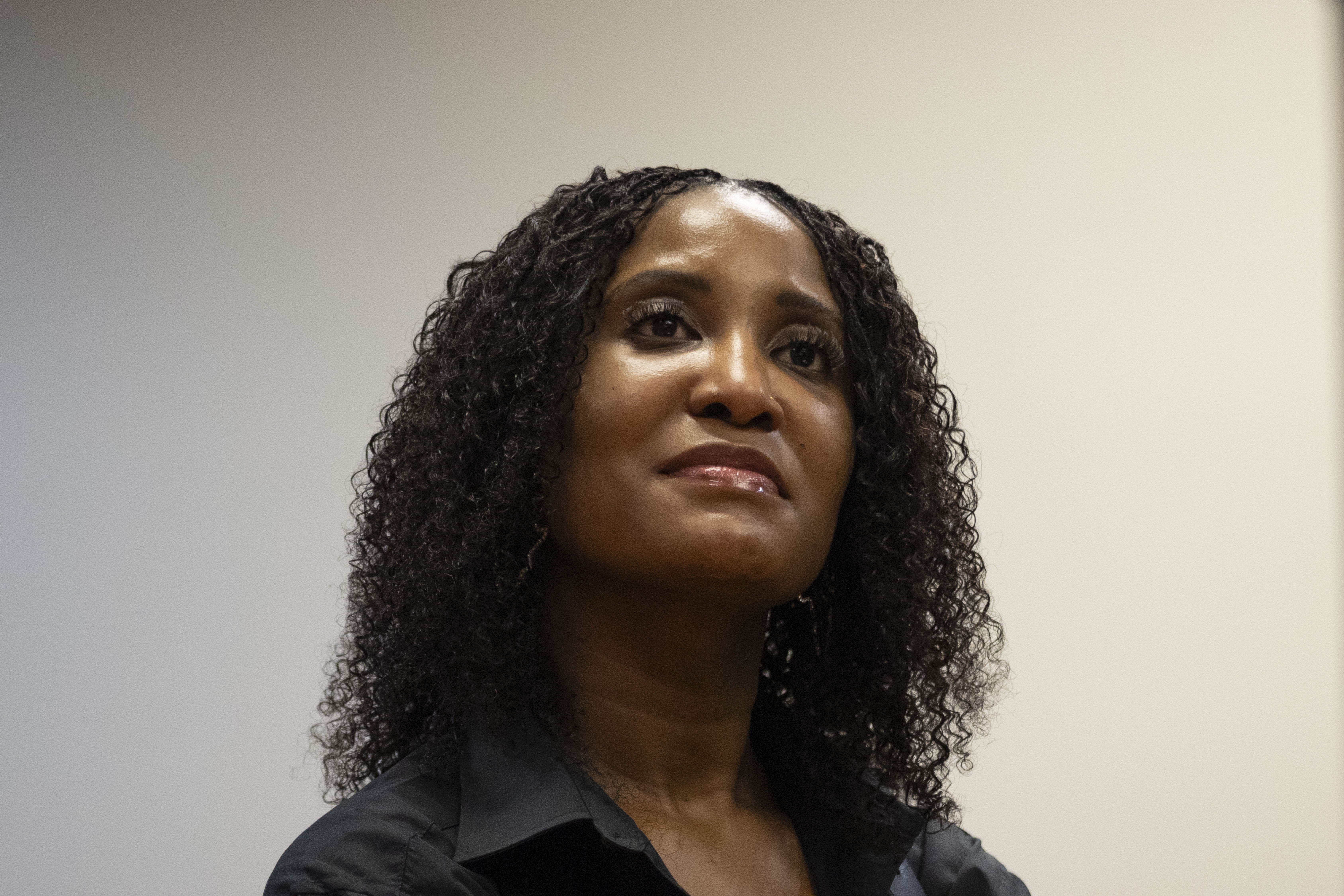 epa12517823 Duduzile Zuma-Sambudla, the daughter of former South African President Jacob Zuma, appears in court on charges of terrorism in Durban, South Africa, 11 November 2025. She pleaded not guilty to terrorism-related charges at the start of her trial. Zuma-Sambudla is being charged over comments she made on social media four years ago during deadly protests following the arrest of her father. EPA/STRINGER