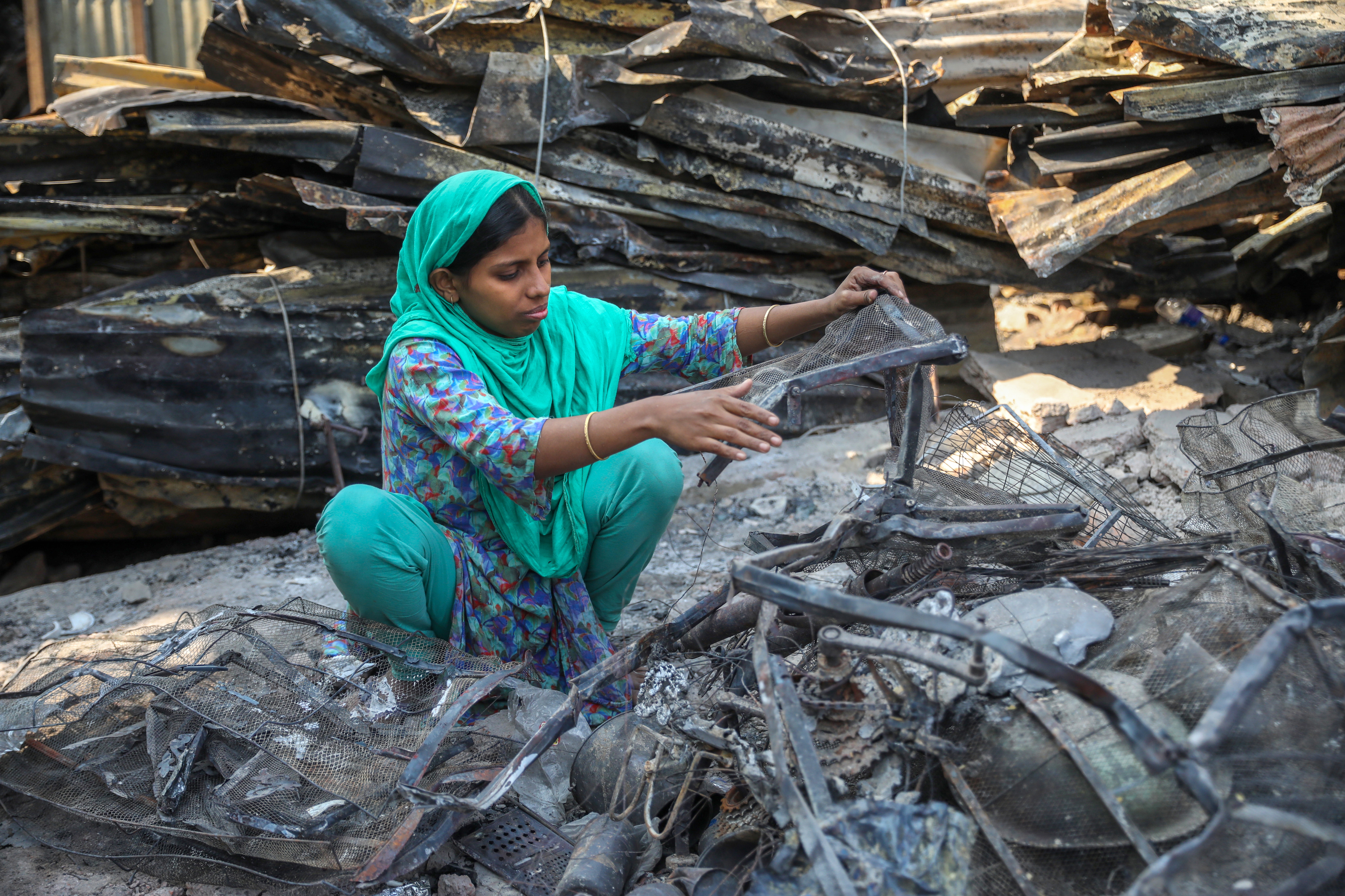 Devastating fire leaves thousands homeless in Dhaka's Korail slum