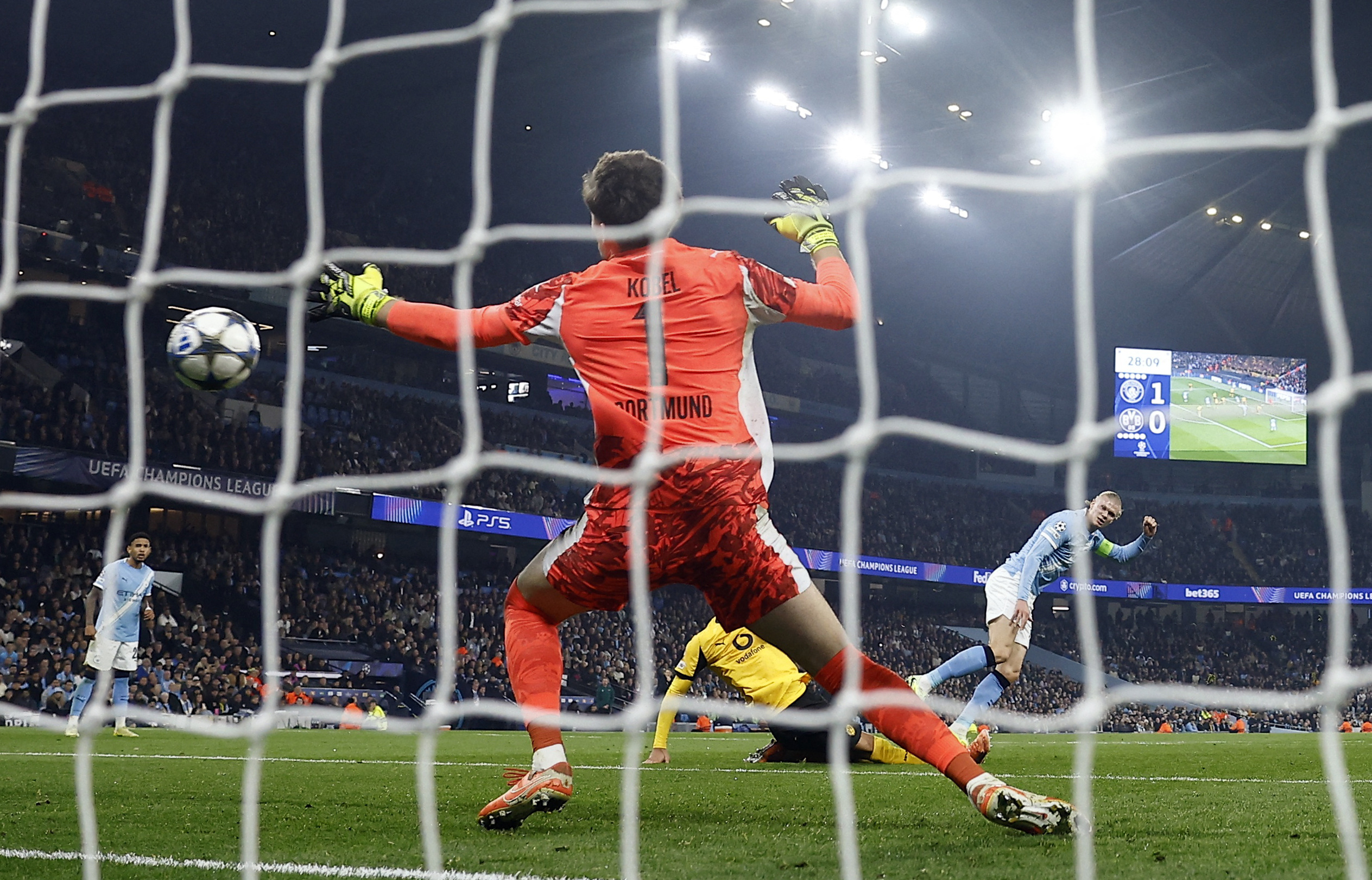 Erling Haaland in action.