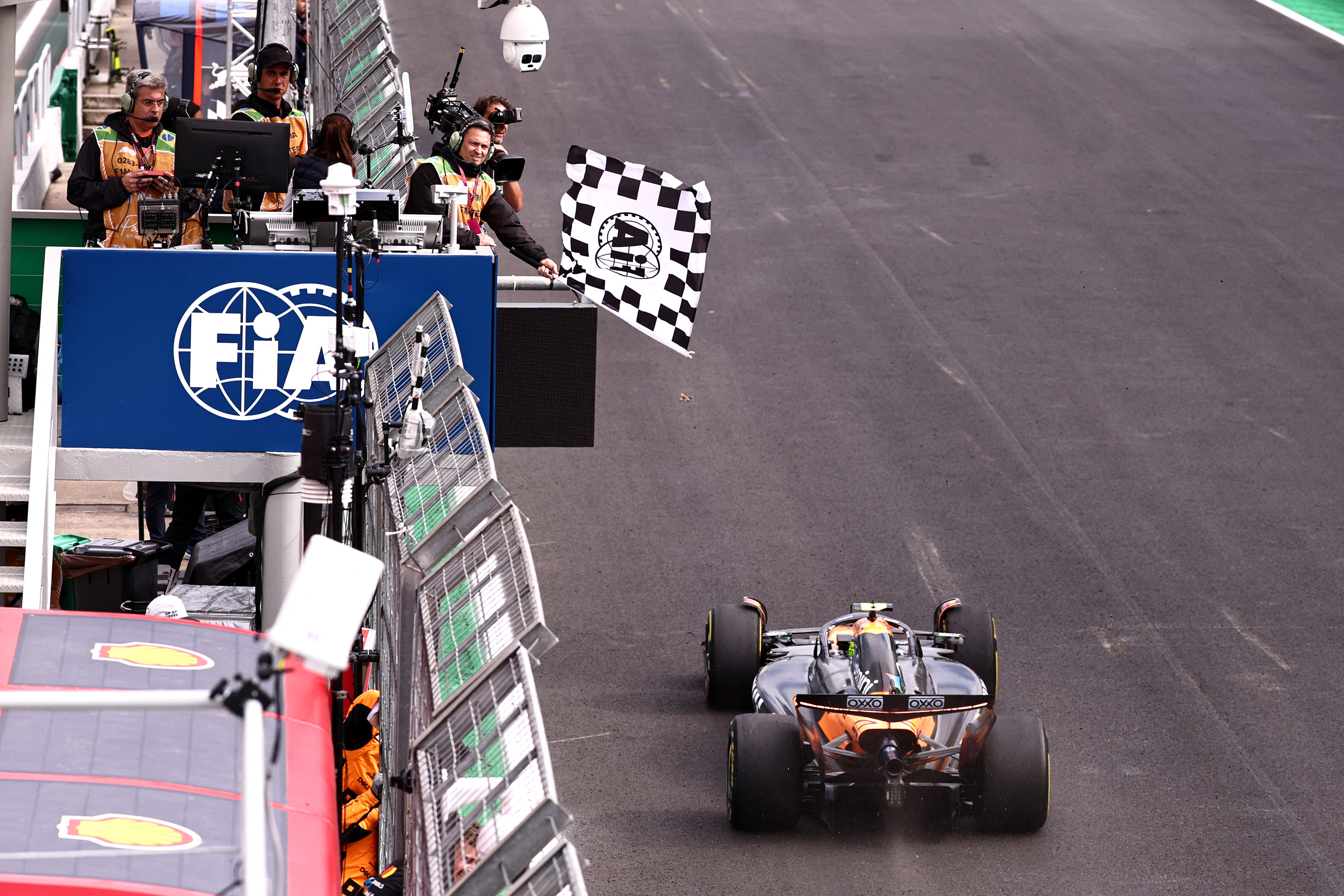 Lando Norris in action.