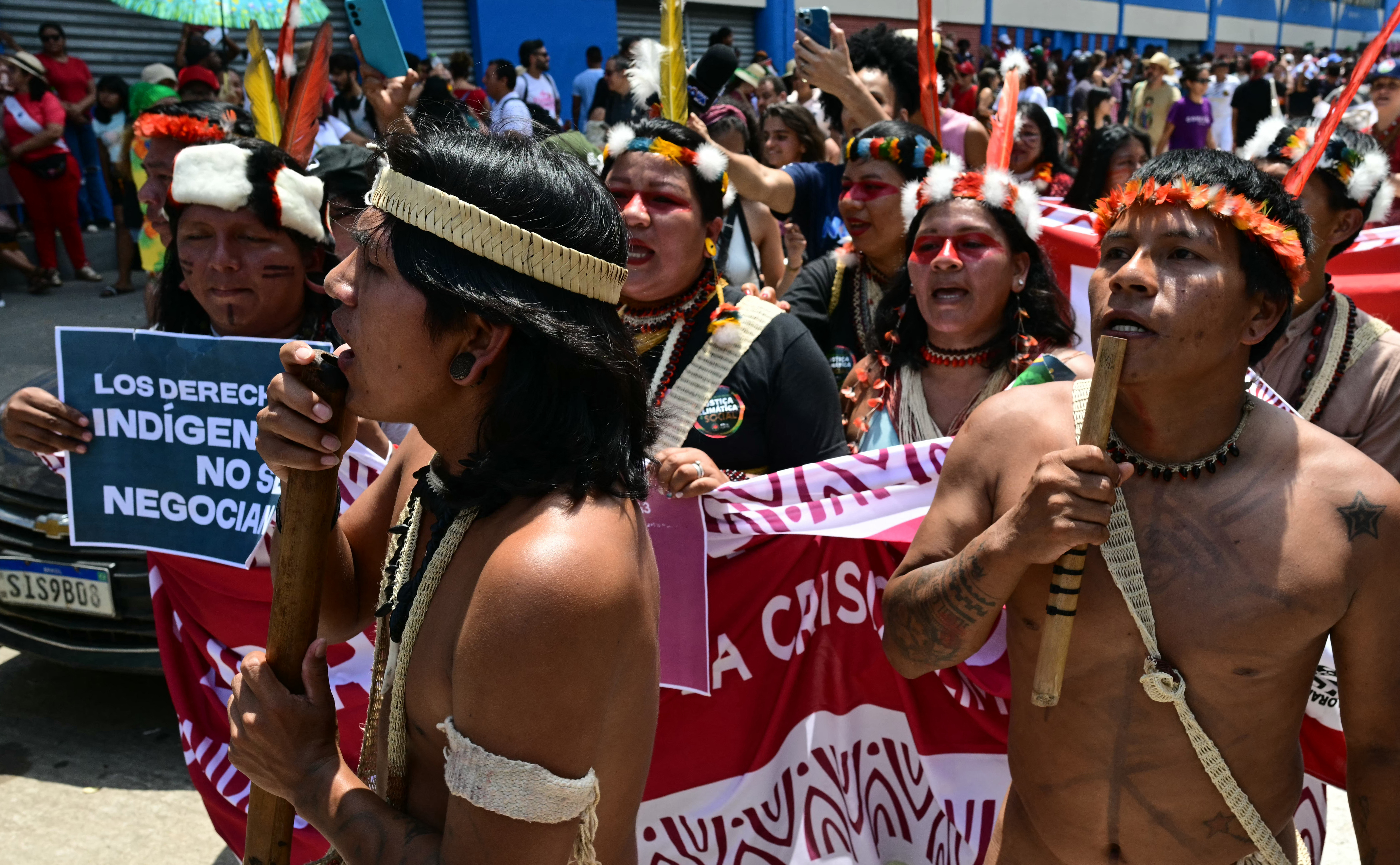 March in Brazil marks first big UN climate protest in years