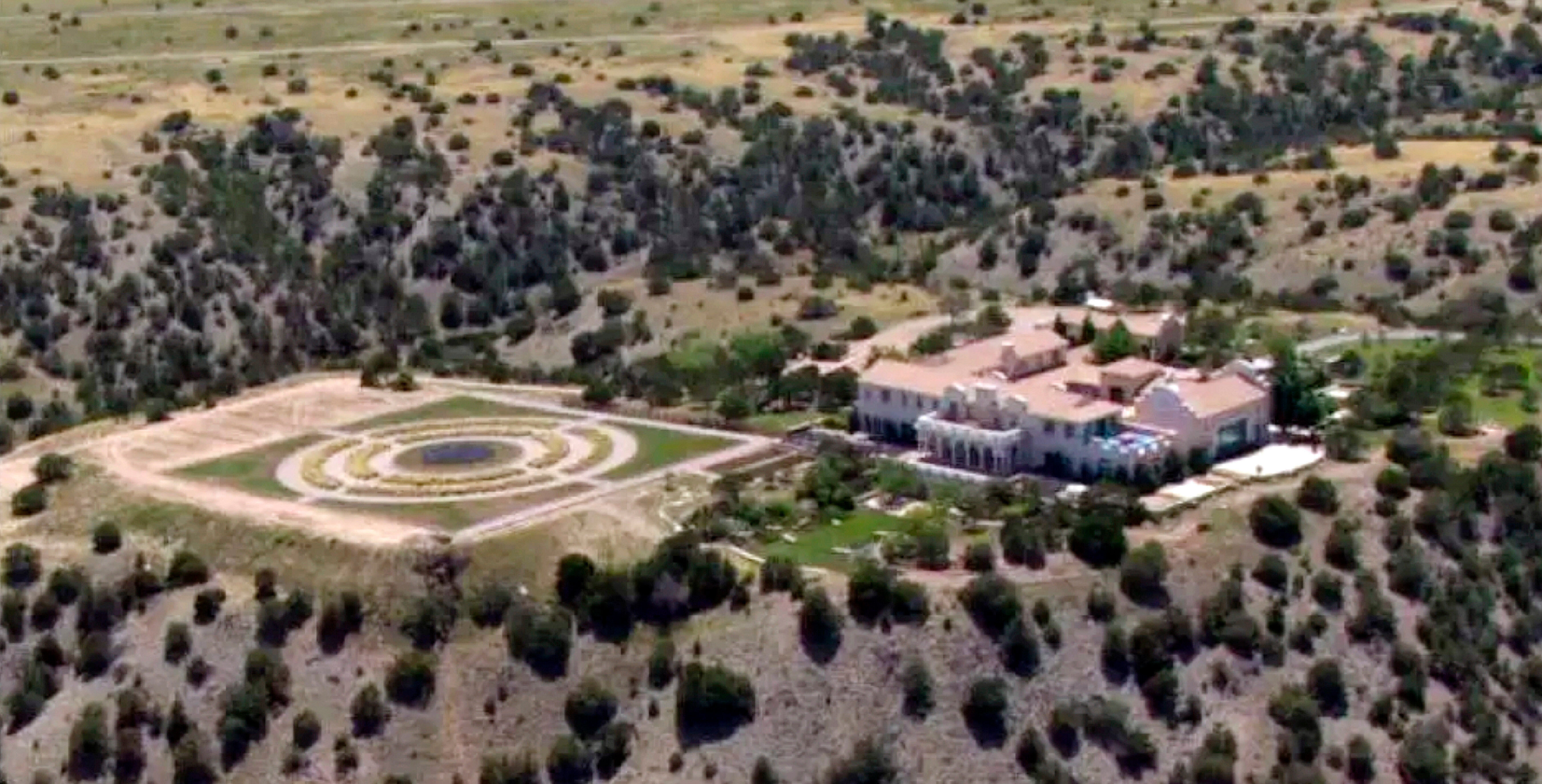 FILE - Jeffrey Epstein's Zorro Ranch is seen, July 8, 2019, in Stanley, N.M. (KRQE via AP, File)