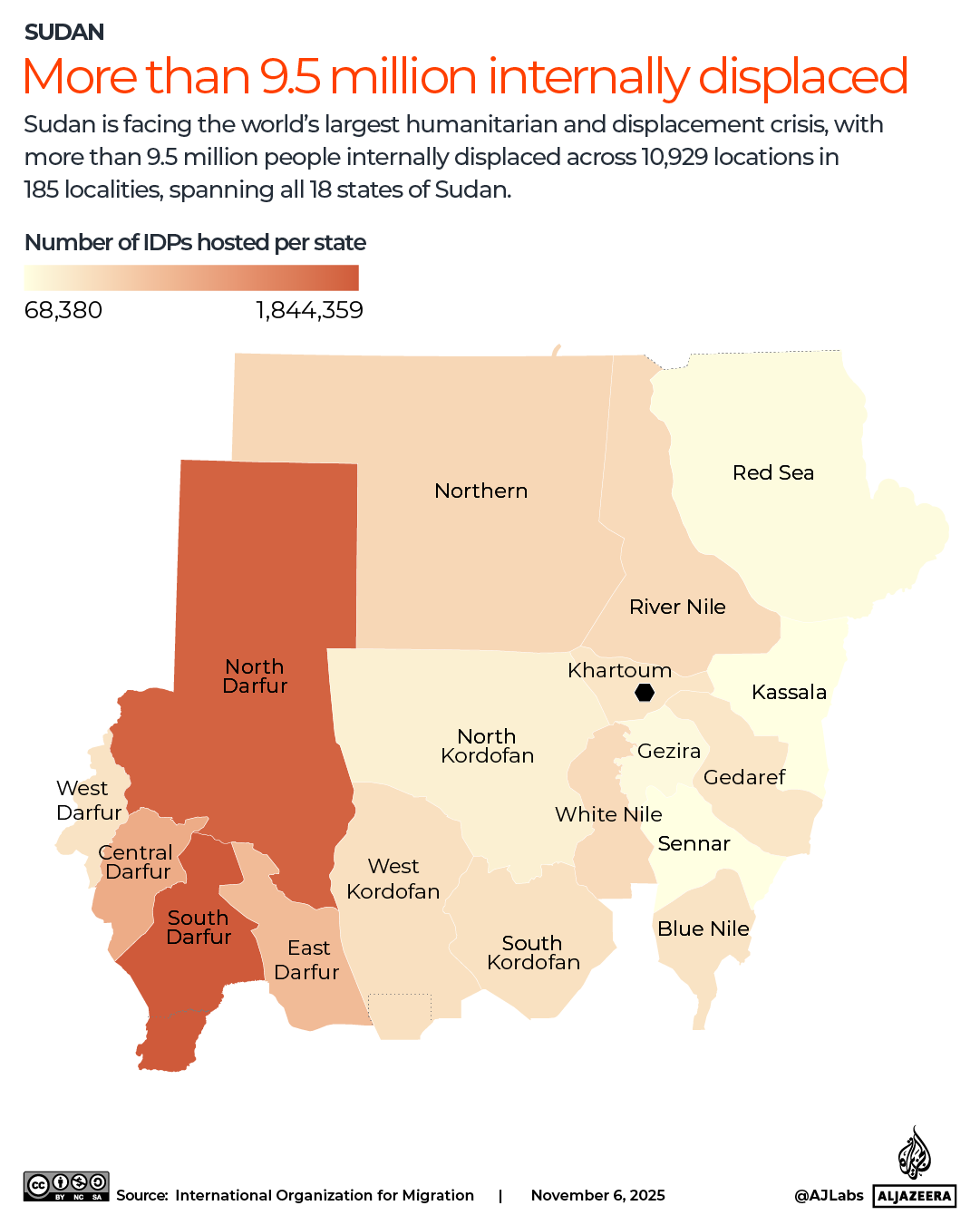 INTERACTIVE - More than 9.5 million internally displaced within Sudan-1762410357