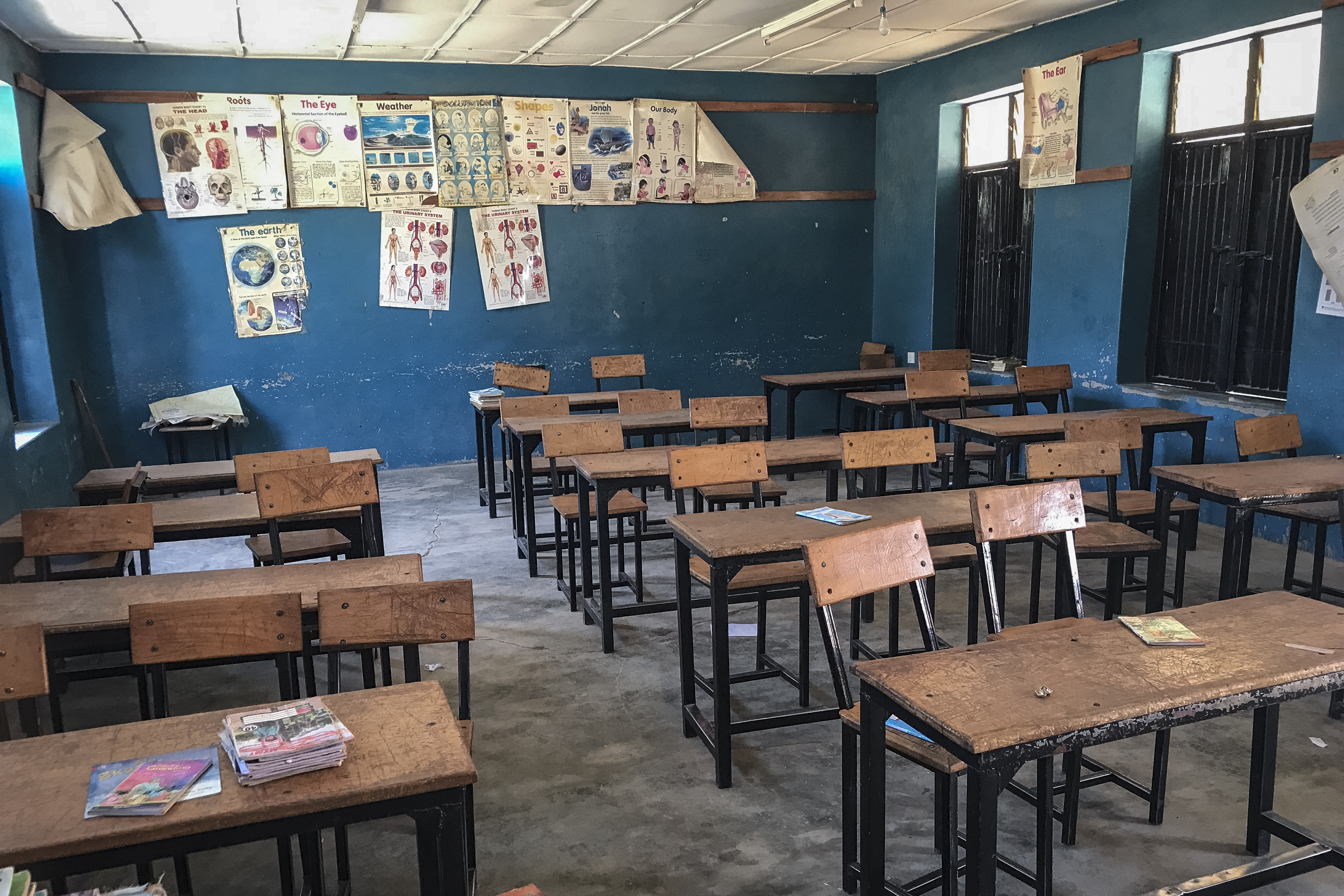 A general view of a classroom at St. Mary’s Catholic School in Papiri, Agwarra local government, Niger state, on November 23, 2025.