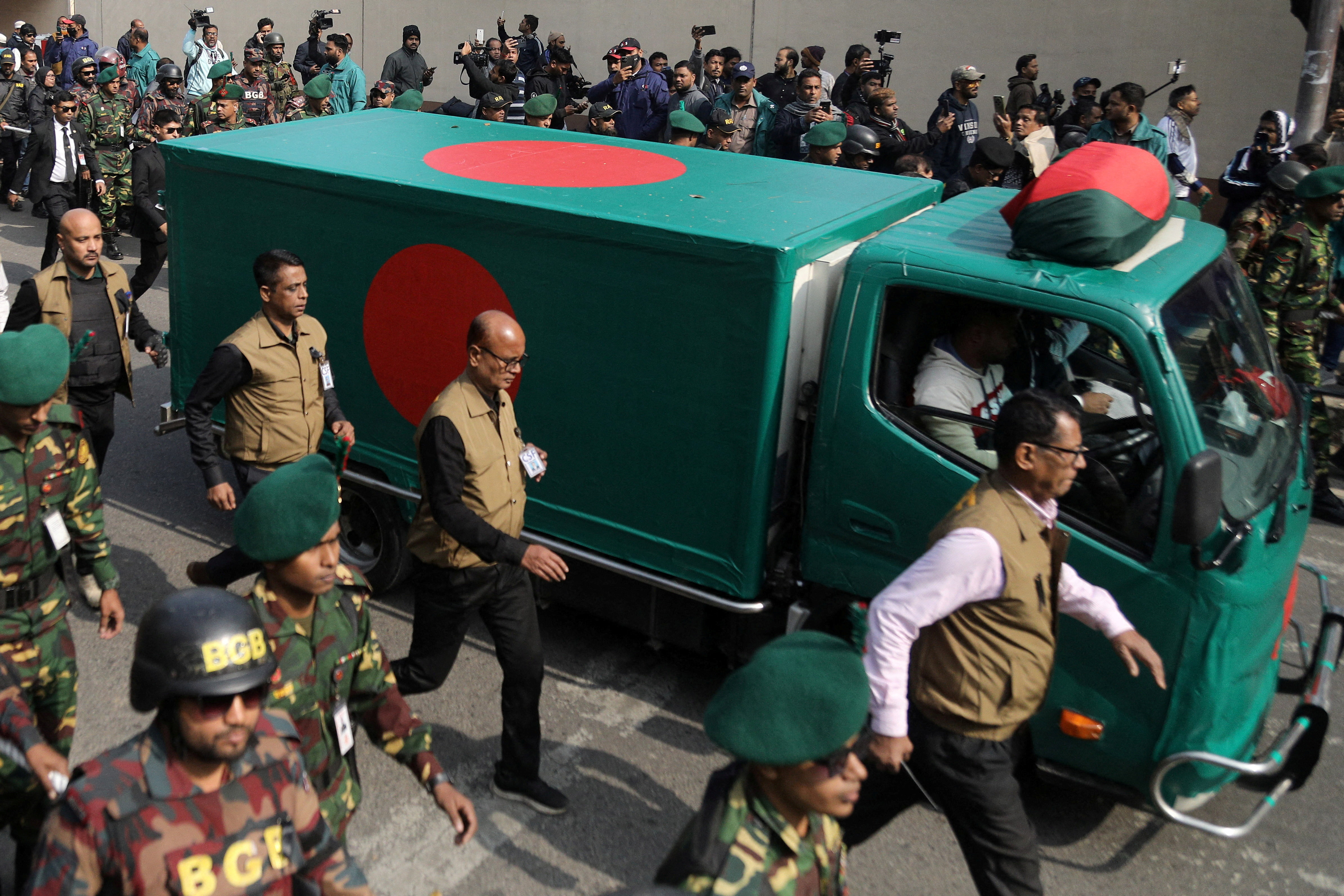 Bangladesh mourns Khaleda Zia in state funeral with massive crowds